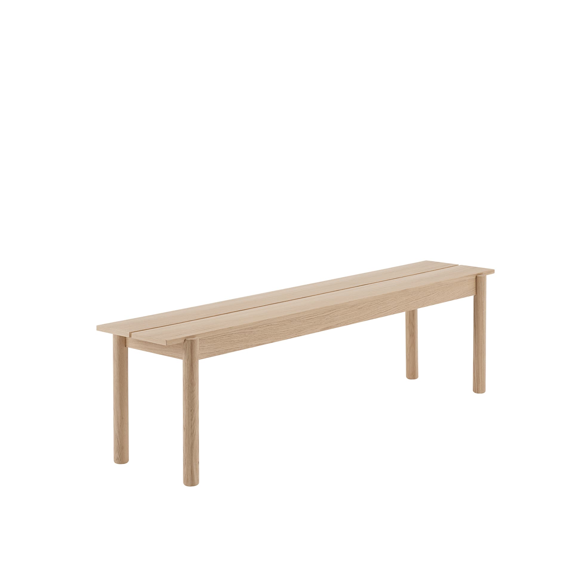 Muuto - Linear Wood Bench 170 cm, Oak - Benker - Thomas Bentzen - Tre farget - Tre