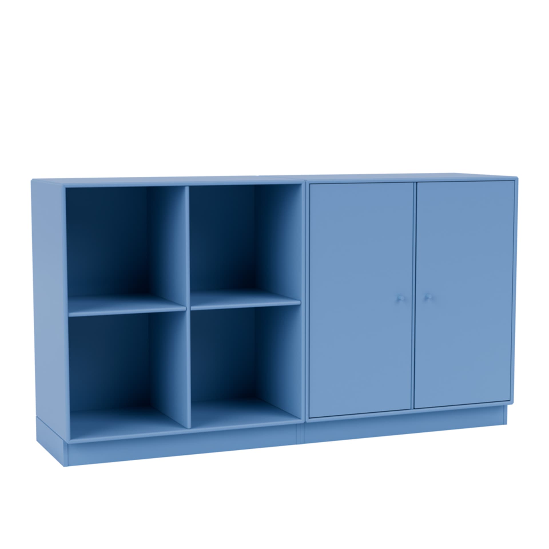 Montana - Pair Classic Sideboard 154-Azure 07 Plinth 7 cm - Sideboards - Peter J. Lassen - Blå - Tre