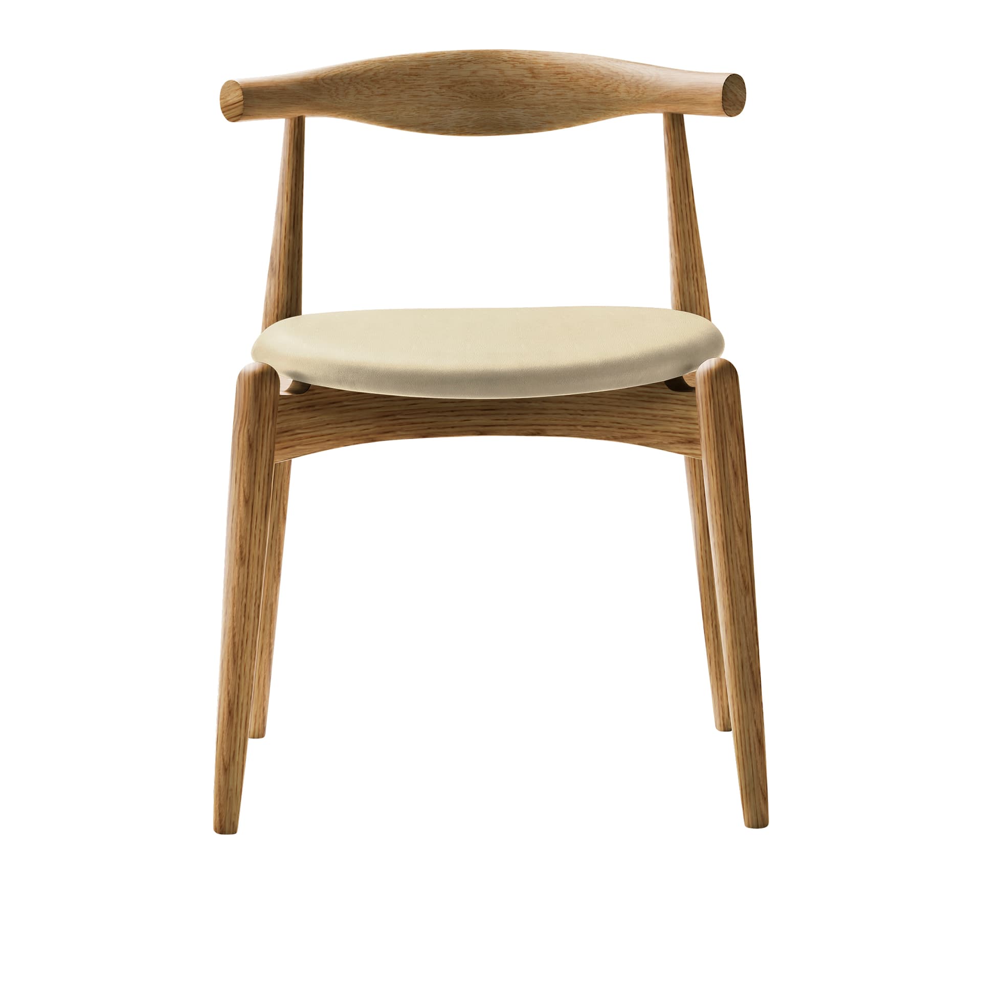 Carl Hansen - CH20, Oljad Ek, Lädergrupp B Thor - 300 - Spisestoler - Hans J. Wegner - Tre farget - Tre