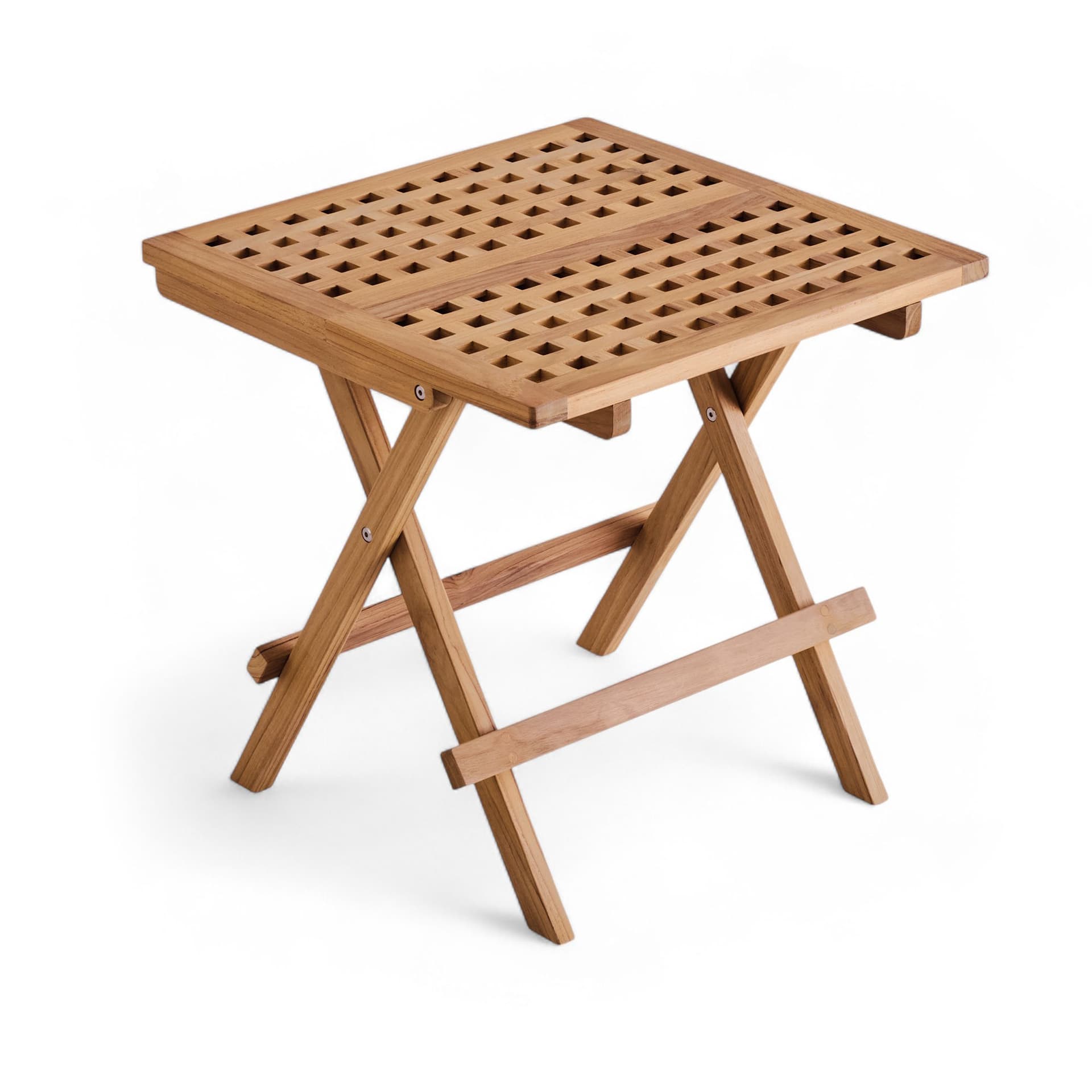 A Huseby - Midsummer Square Outdoor Side Table - Utendørs småbord & sidebord - Tre farget - Tre