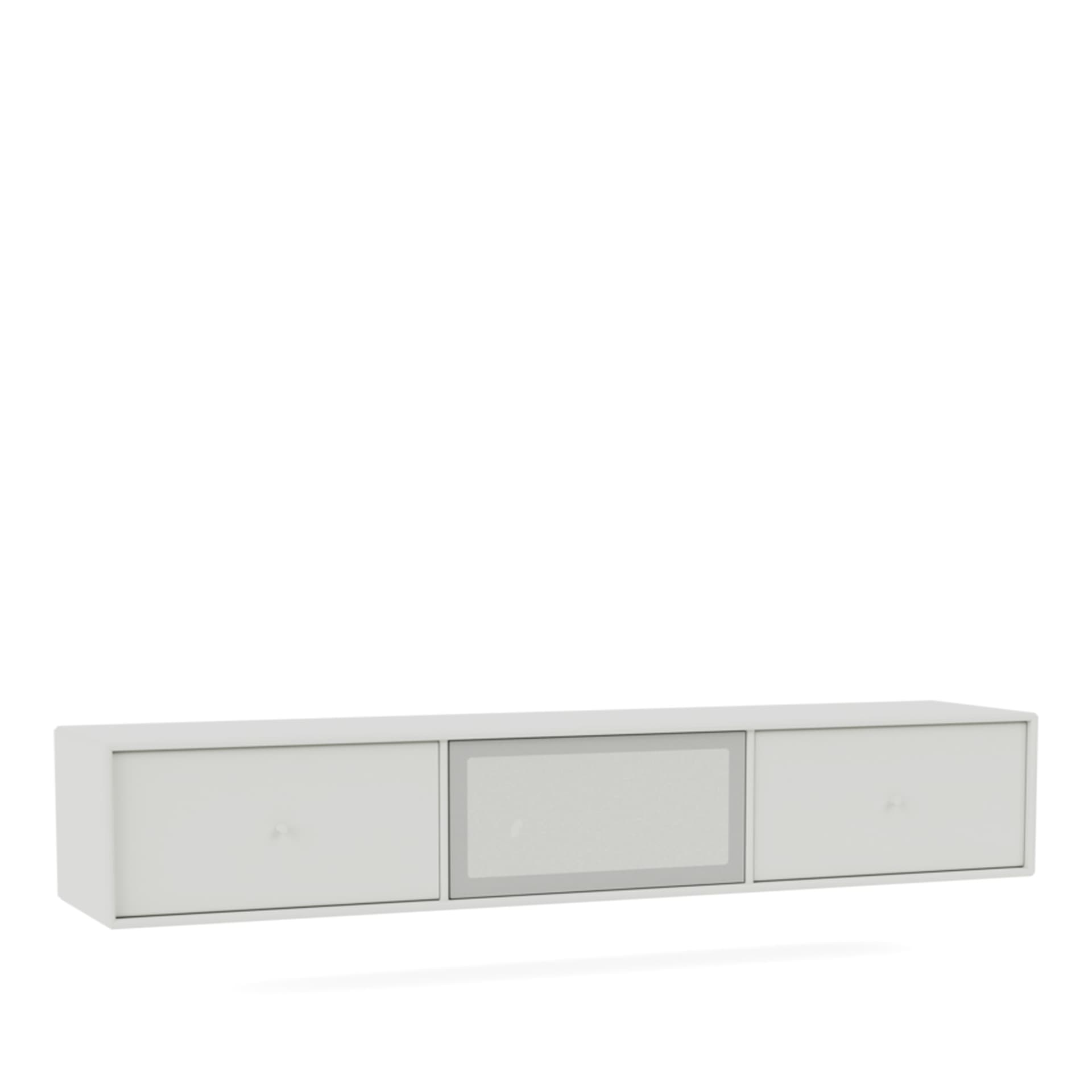 Montana - OCTAVE V TV Bench, 04-Suspensionrails, 09 Nordic - Quickship - TV-benker - Peter J. Lassen - Grå