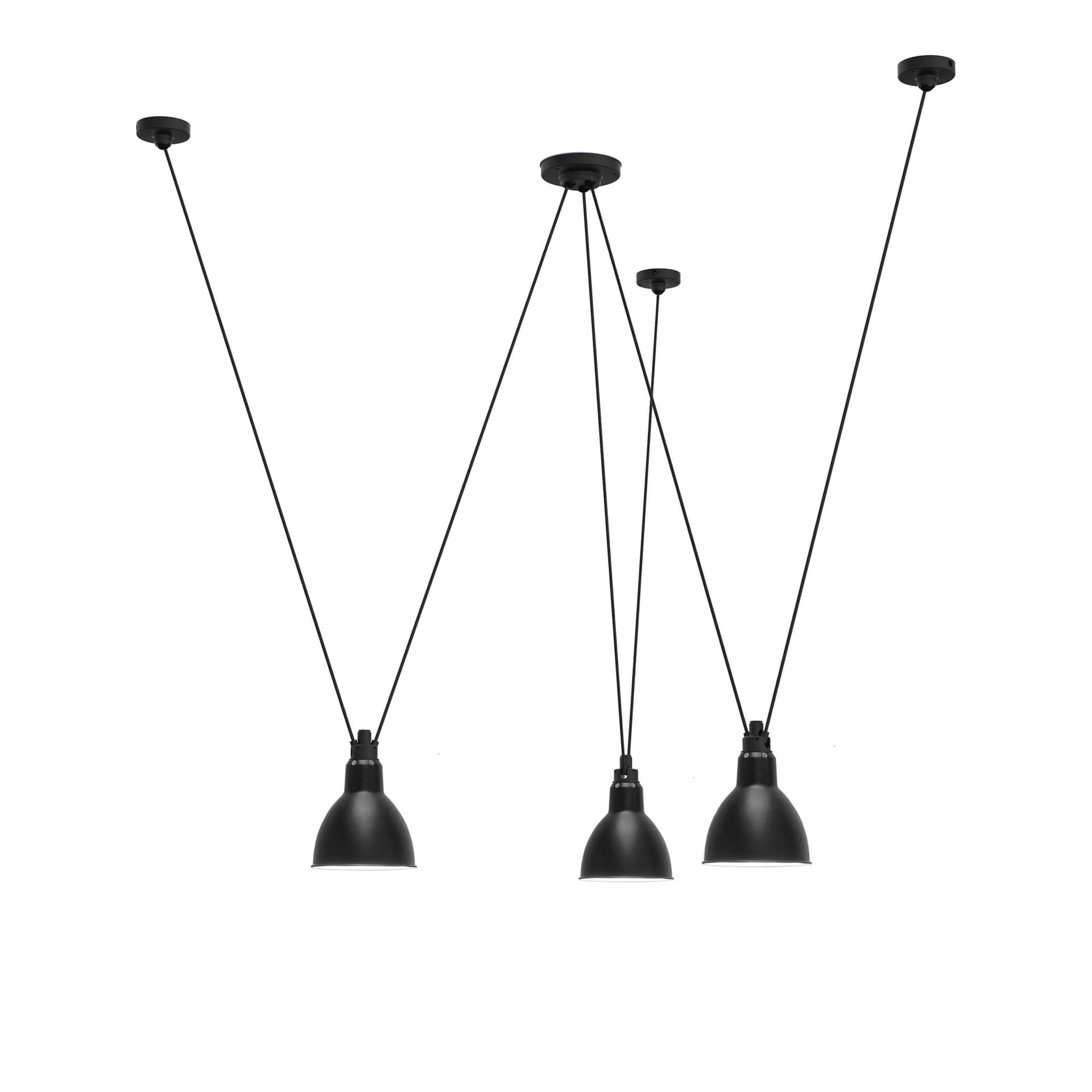 Lampe Gras - 325 L Pendel Round Black
