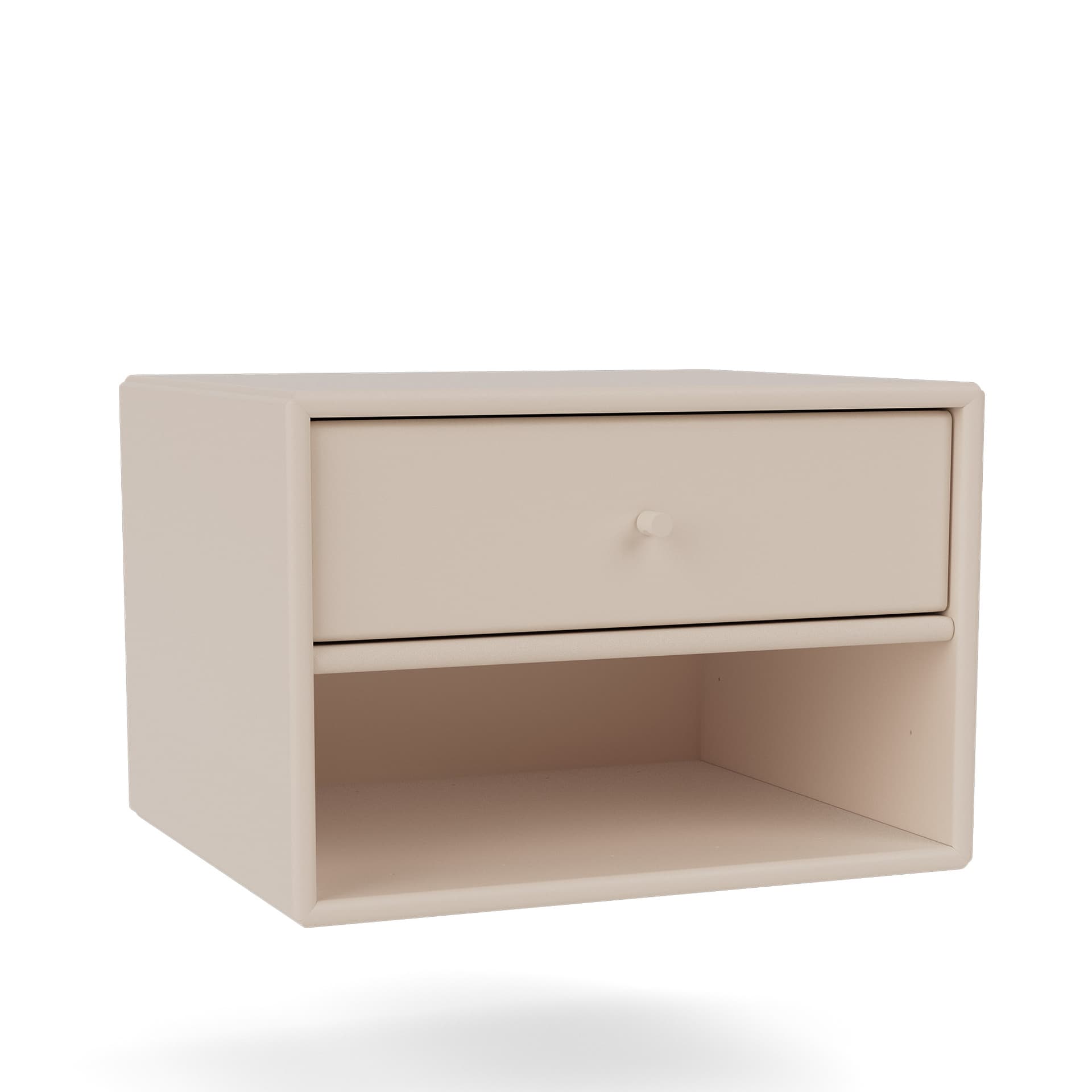 Montana - Dash Nightstand 168-Clay 04 Suspension Rails - Nattbord - Peter J. Lassen - Beige - Tre