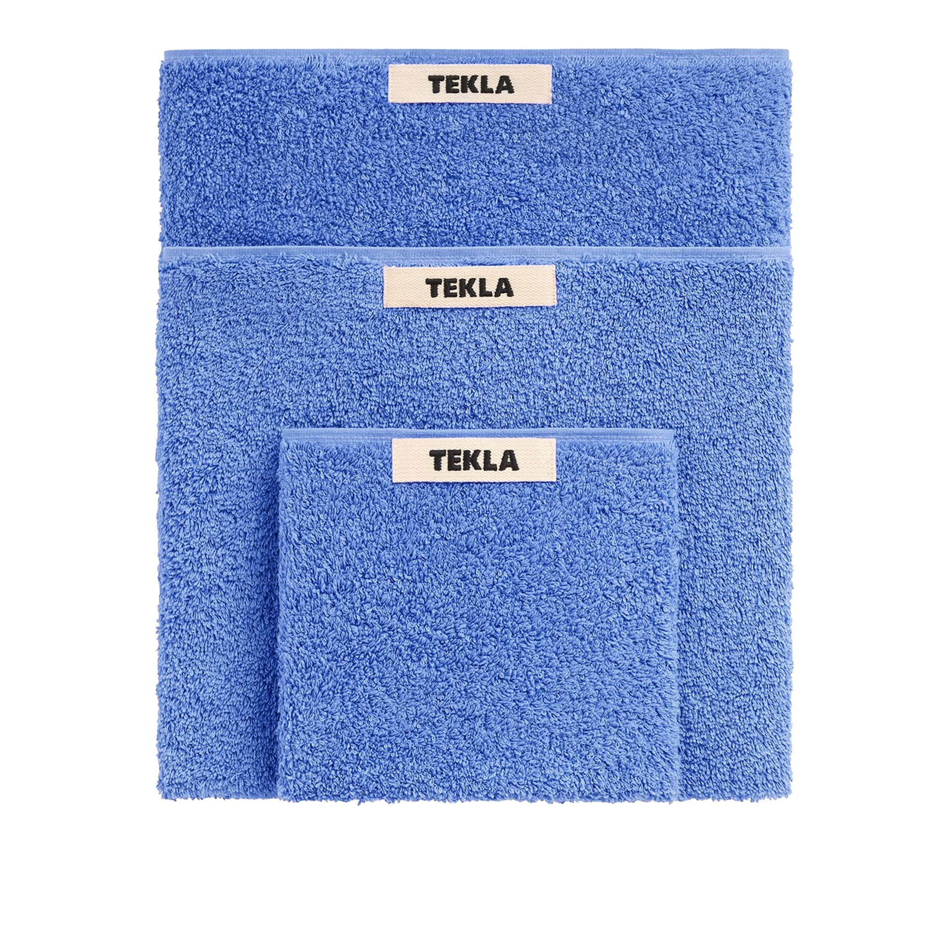 Tekla - Terry Towel Bath Towel, 70x140, Clear Blue - Håndklær og badehåndklær - Blå