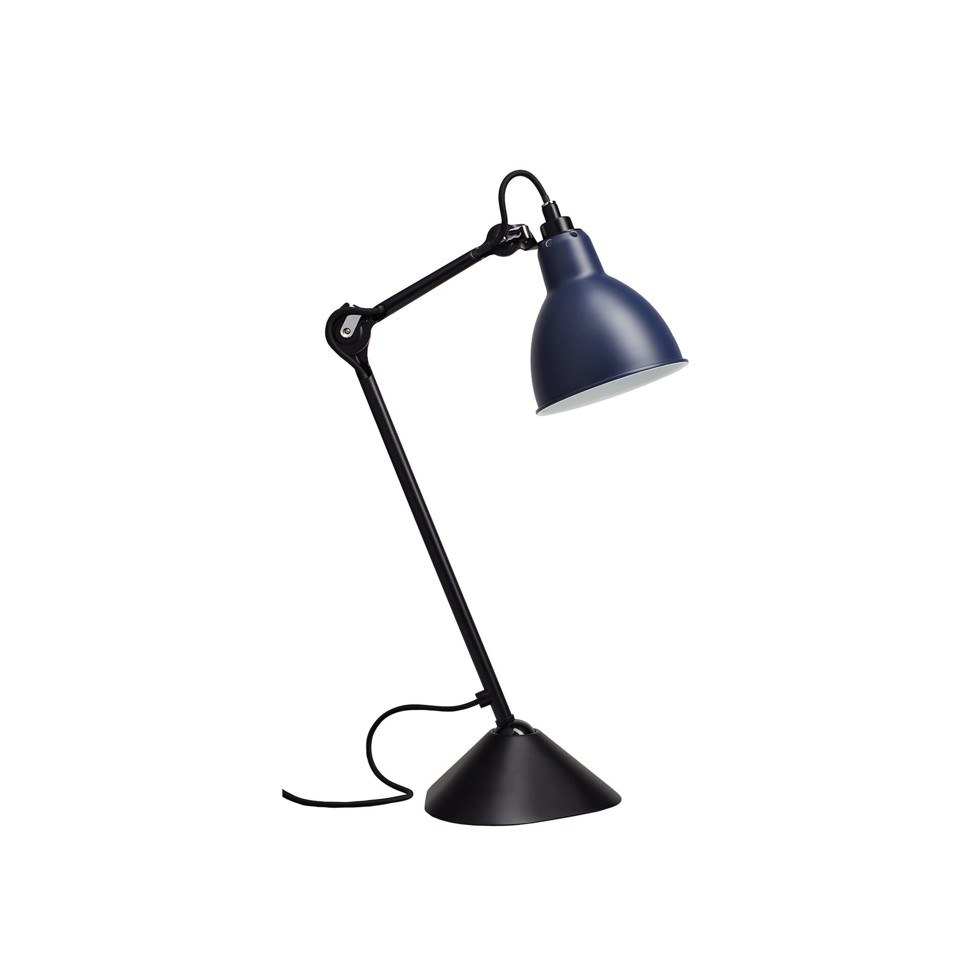 Lampe Gras - 205 Bordlampe Svart/Blå