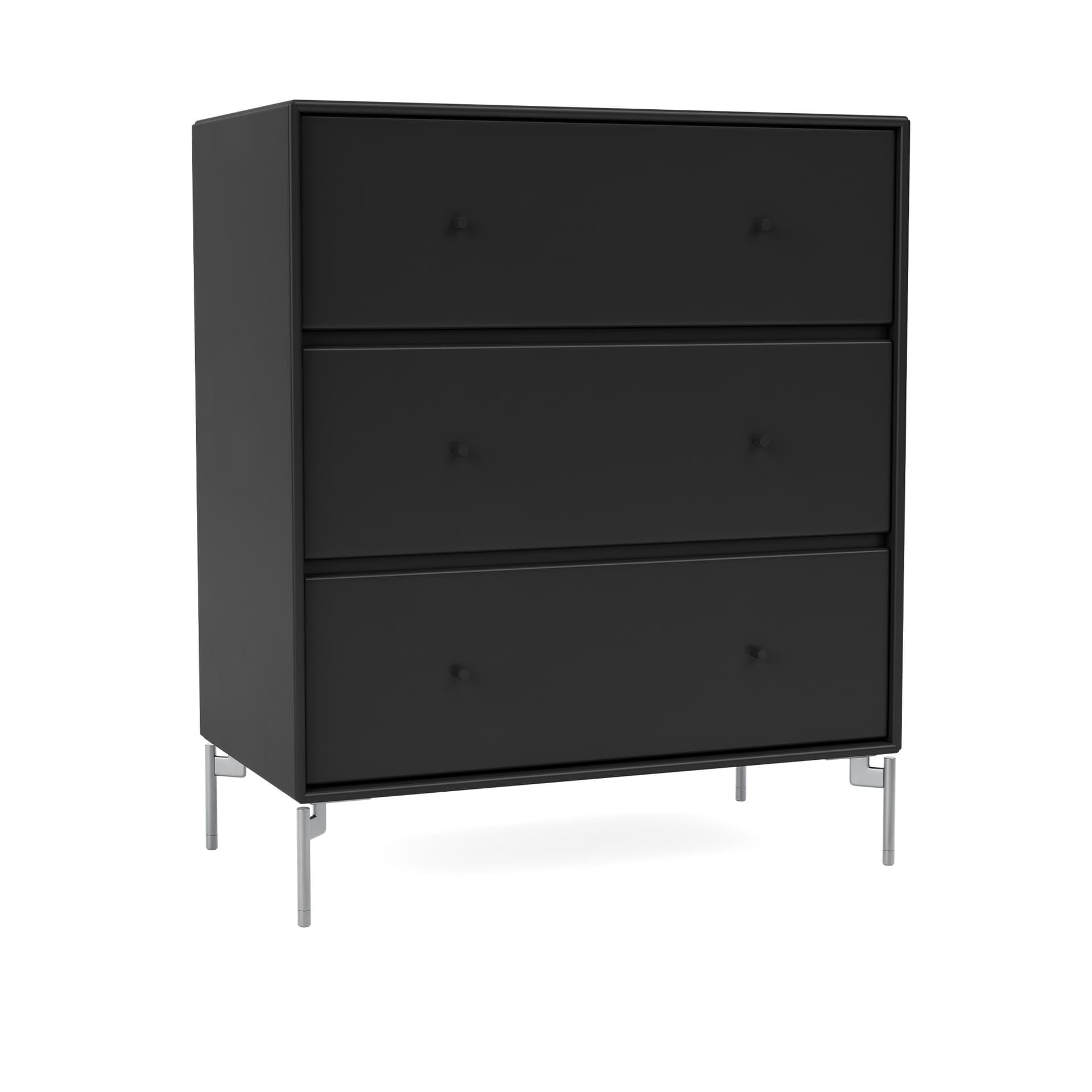 Montana - Carry Dresser 05-Black Matt Chrome - Skjenker - Peter J. Lassen - Svart - Tre