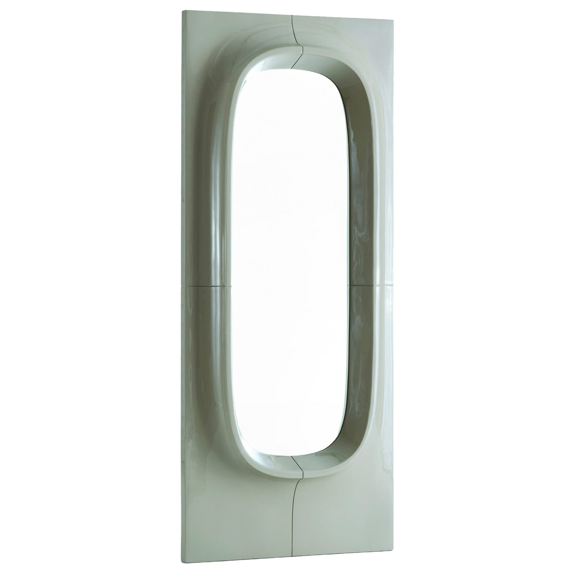 NOGA - Porthole Mirror Large Green - Helkroppsspeil - Willo Perron - Grønn - Plast