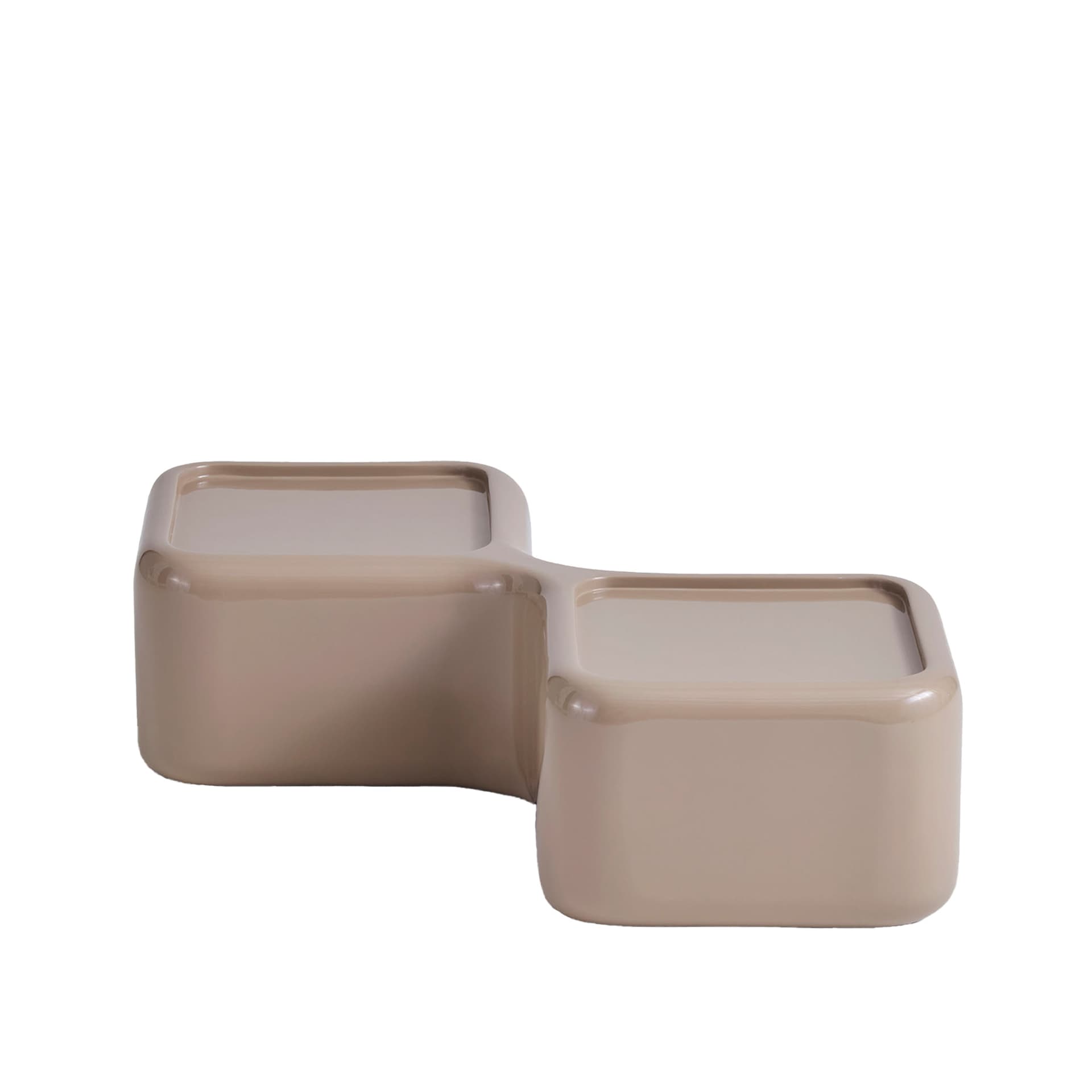 NOGA - Rectangular Module Table Low Table Brown - Sofabord - Willo Perron - Brun - Plast