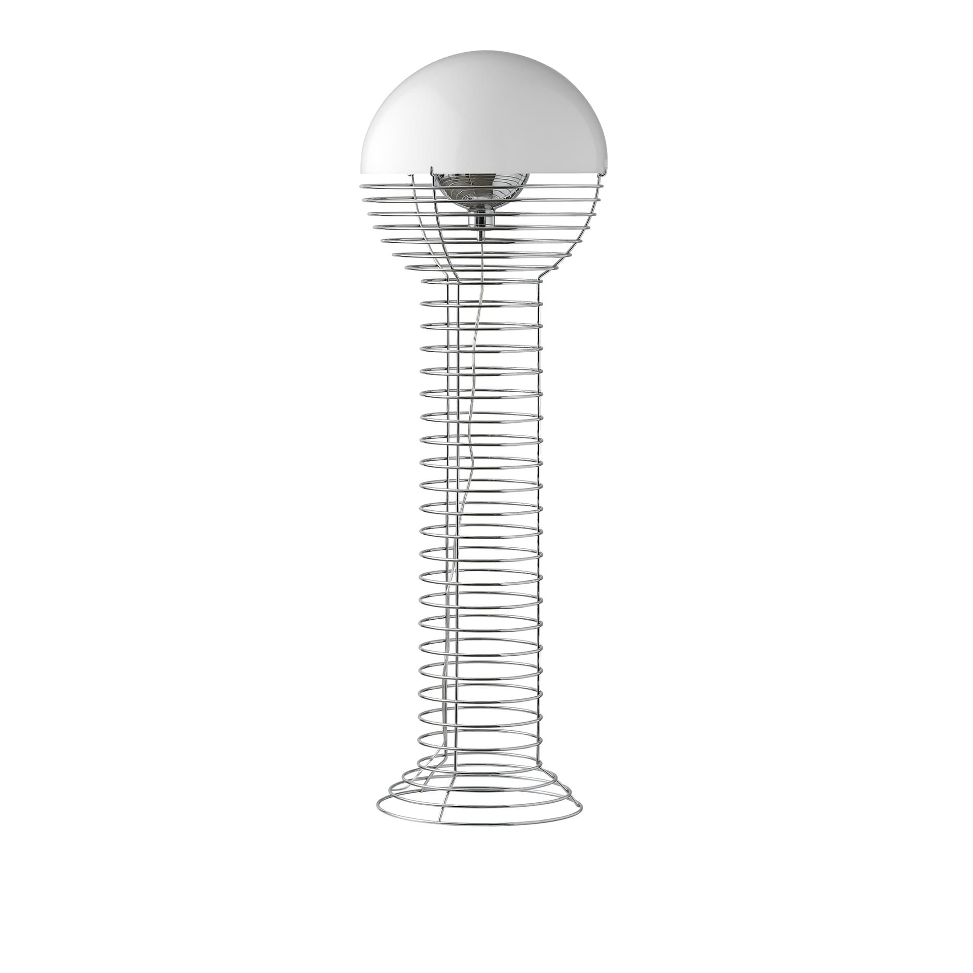 Verpan - Wire Gulvlampe Vit