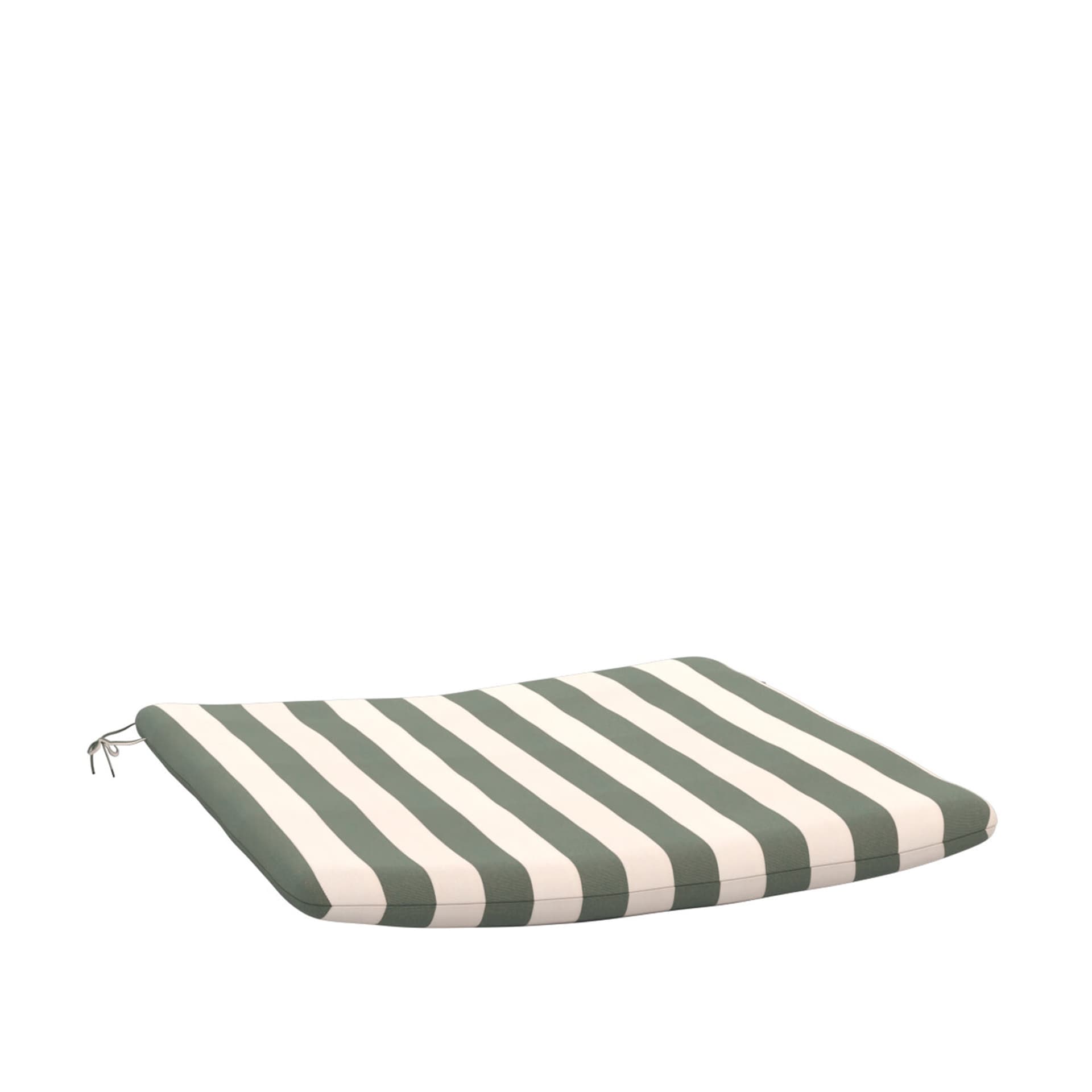 Fritz Hansen - Selandia sittdyna utomhusstol light apricot/dark green stripe - Dyner & puter - Skagerak Design Team - Grønn