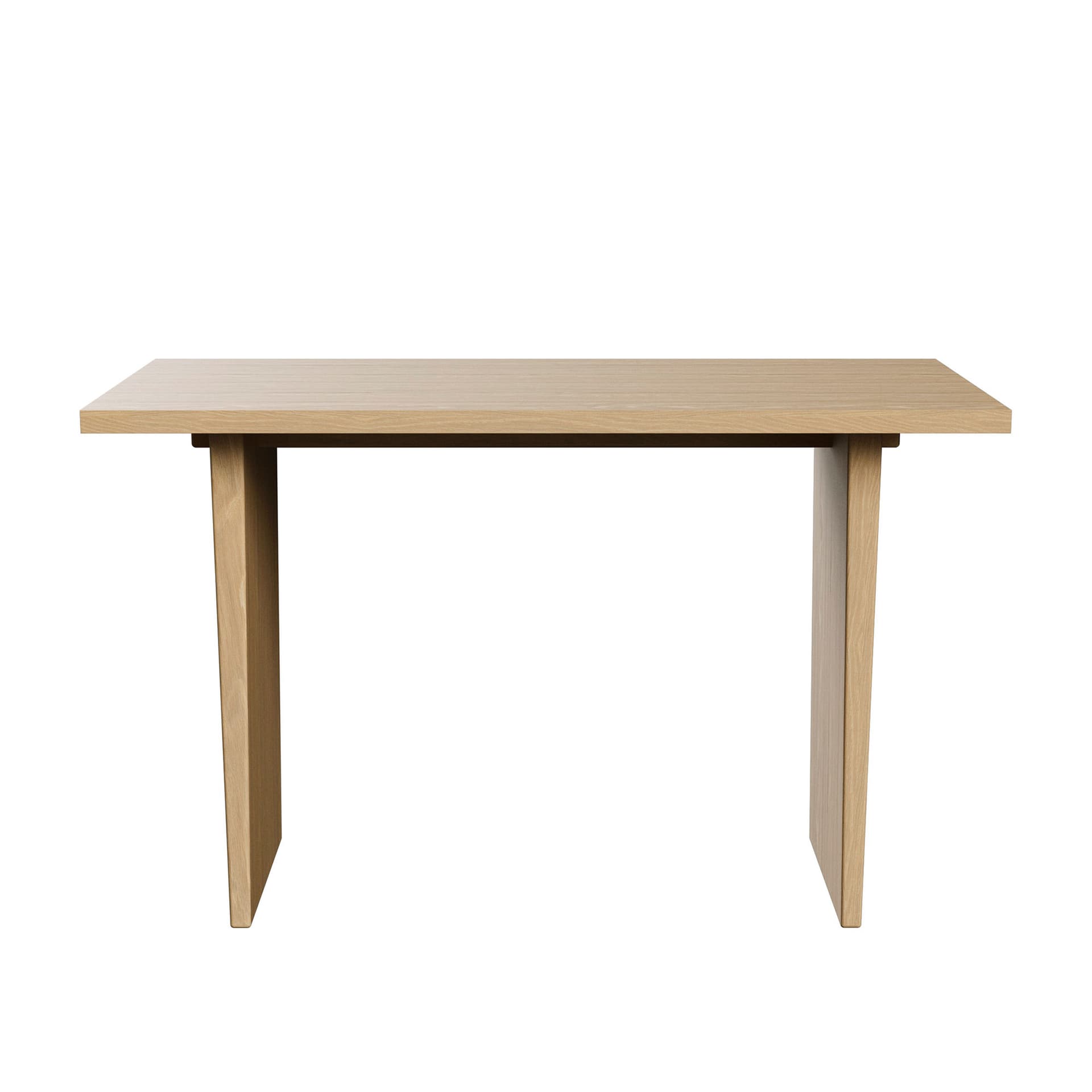 Gubi - Private Desk Light Stained Oak Veneer - Skrivebord - Space Copenhagen - Tre farget - Tre