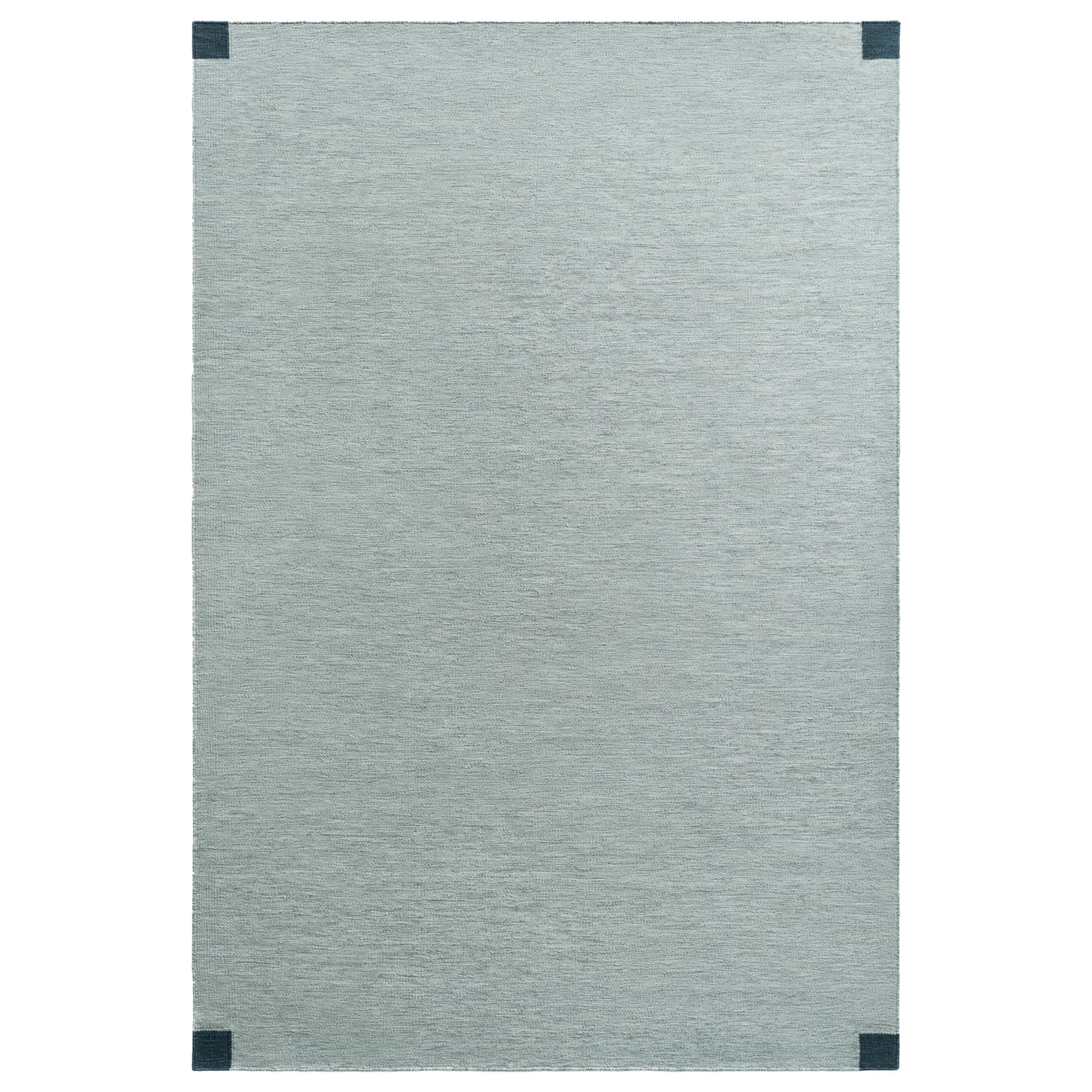 Nordic Knots - Tradition Solid - Blue 200x300 - Ulltepper - Blå - Ull