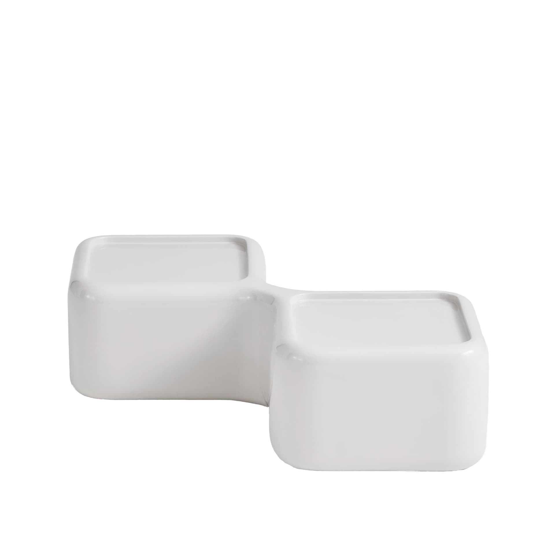 NOGA - Rectangular Module Table Low Table White - Sofabord - Willo Perron - Hvit - Plast
