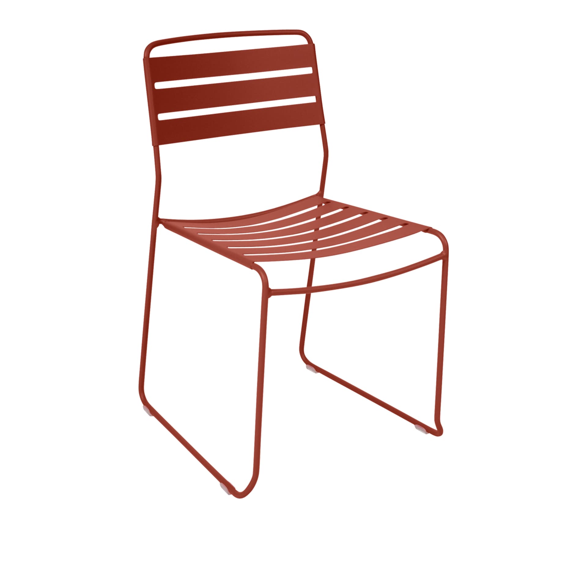 Fermob - Surprising Chair, Red Ochre - Utendørs spisebordstoler - Harald Guggenbichler - Rød - Metall