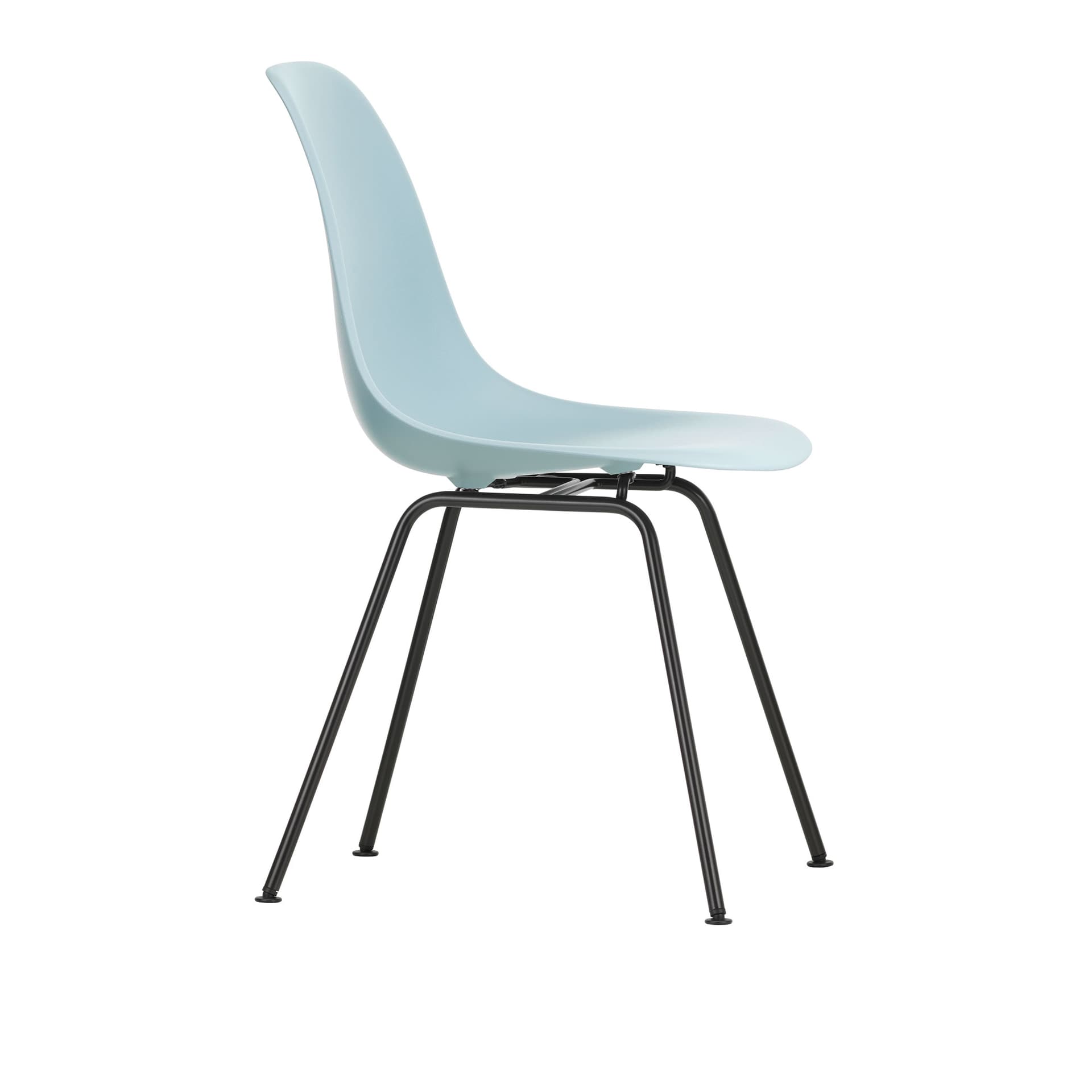 Vitra - Eames Plastic Chair DSX - 23 Ice Grey - Basic Dark Base - Spisestoler - Charles & Ray Eames - Grå - Metall/Plast