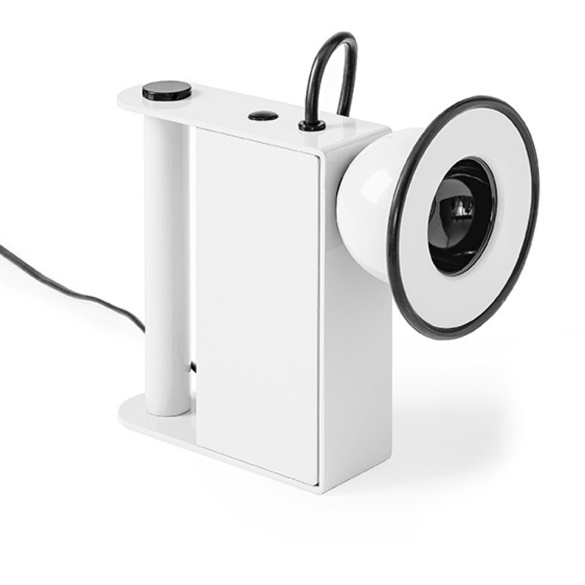 Stilnovo - Minibox 2700K bordlampe hvit - Bordlamper - Gae Aulenti,Piero Castiglioni - Hvit