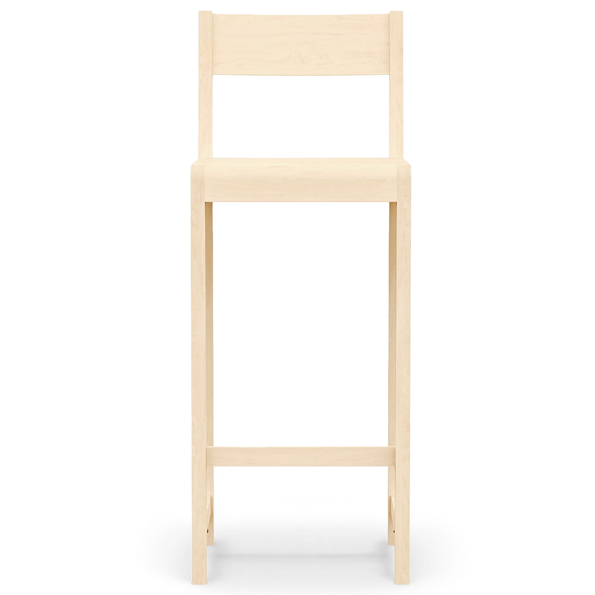 Frama - Bar Chair 01 – Natural Birch – H76 - Barstoler & barkrakker - Frama Studio - Tre farget - Tre