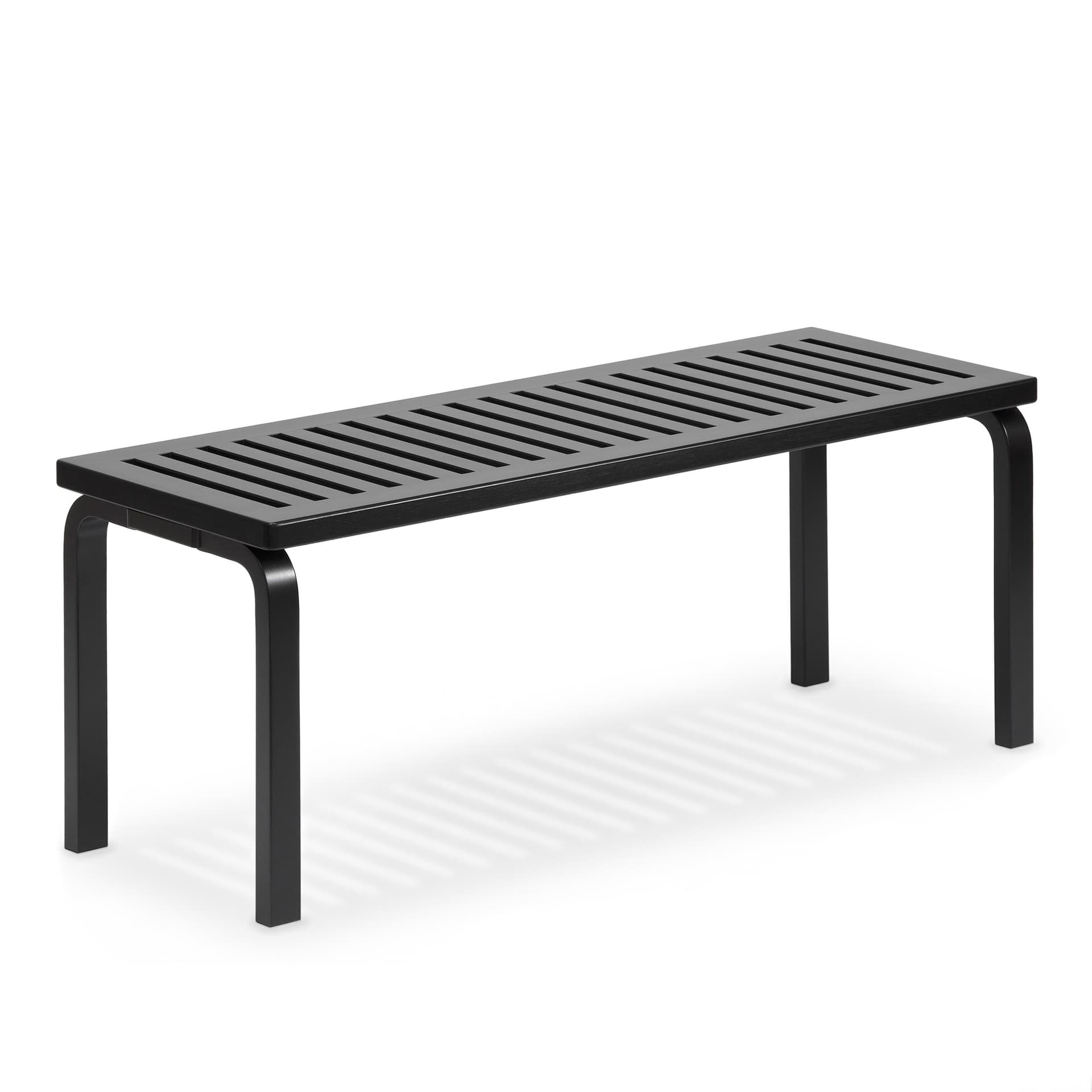 Artek - Bänk 153A - Svartlackad Björk - Benker - Alvar Aalto - Svart - Tre