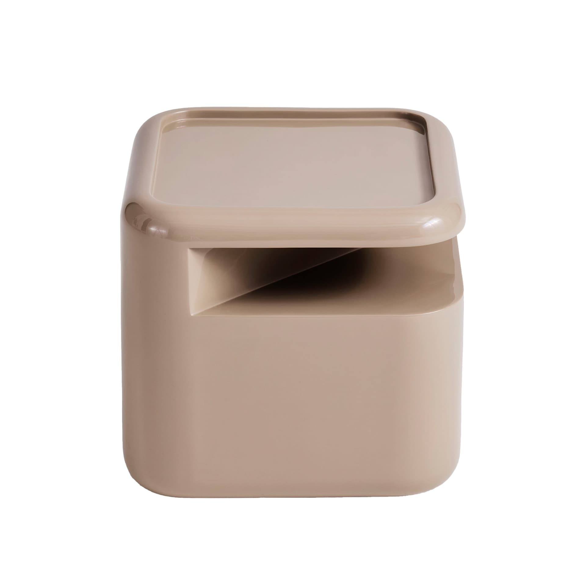 NOGA - Square Module Table With Shelf Brown - Sofabord - Willo Perron - Brun - Plast