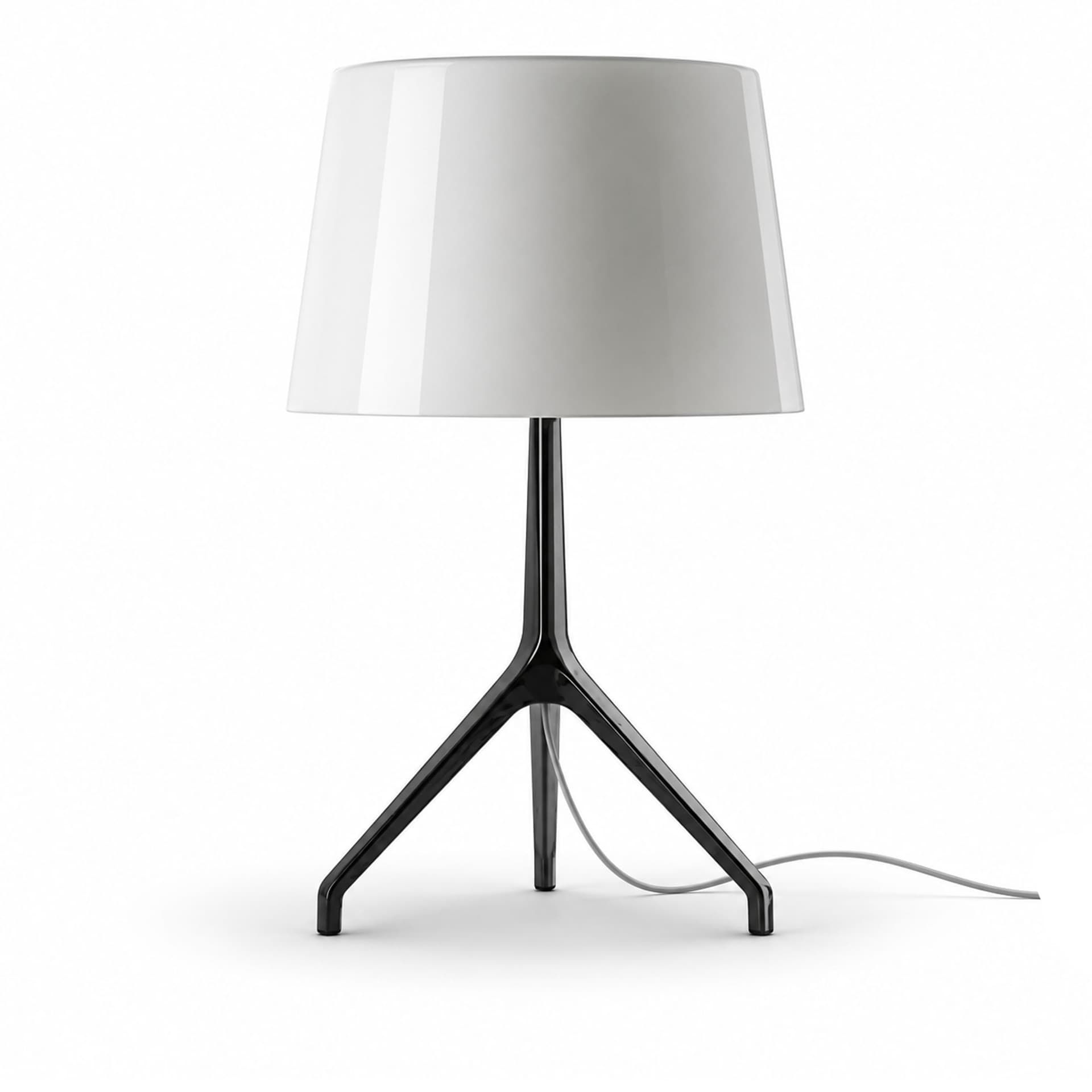 Foscarini - Lumiere XXS Bordlampe Svart Krom/Hvit