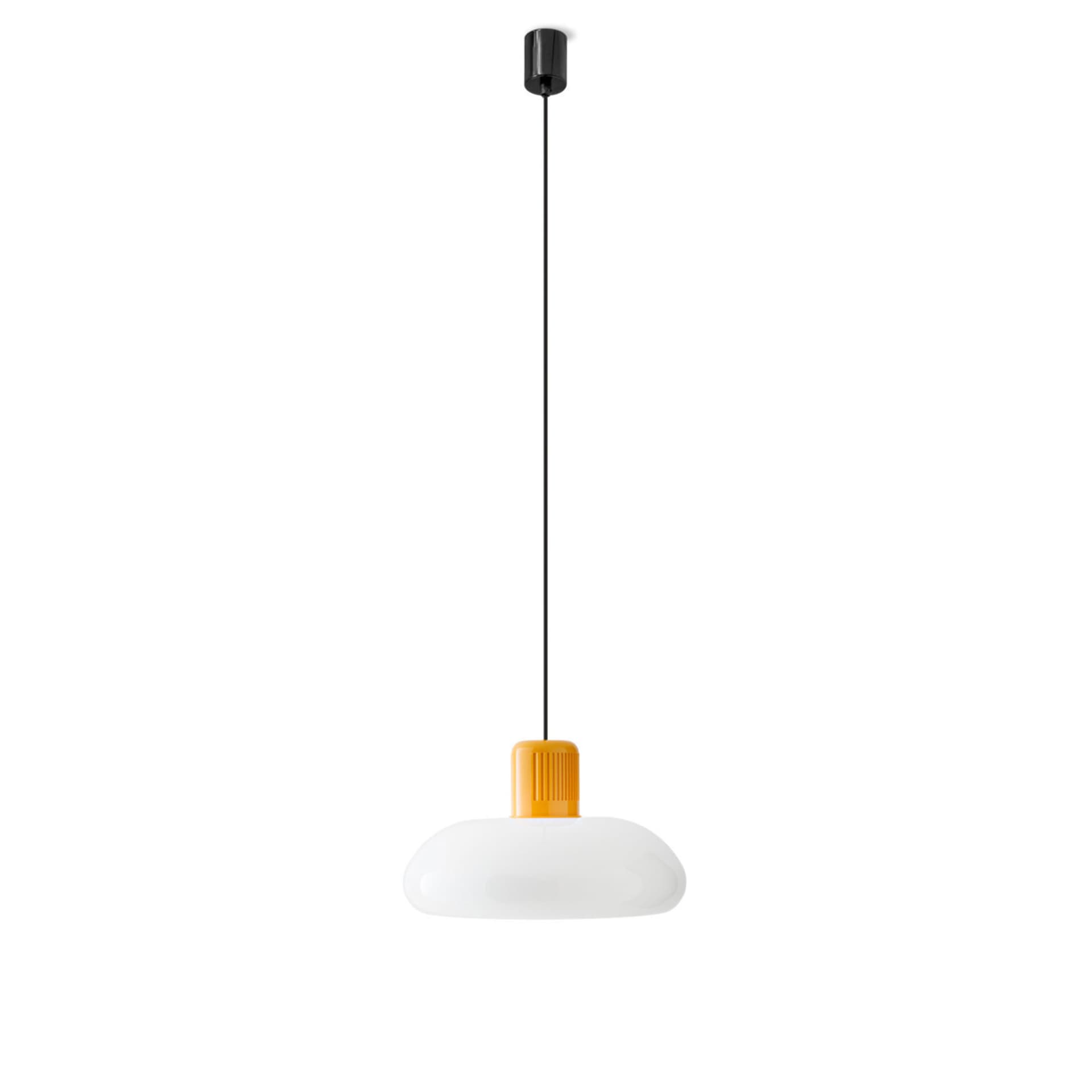 Stilnovo - Trepiù DALI pendellampe white / polished yellow - Pendellamper - Gae Aulenti,Livio Castiglioni - Gul