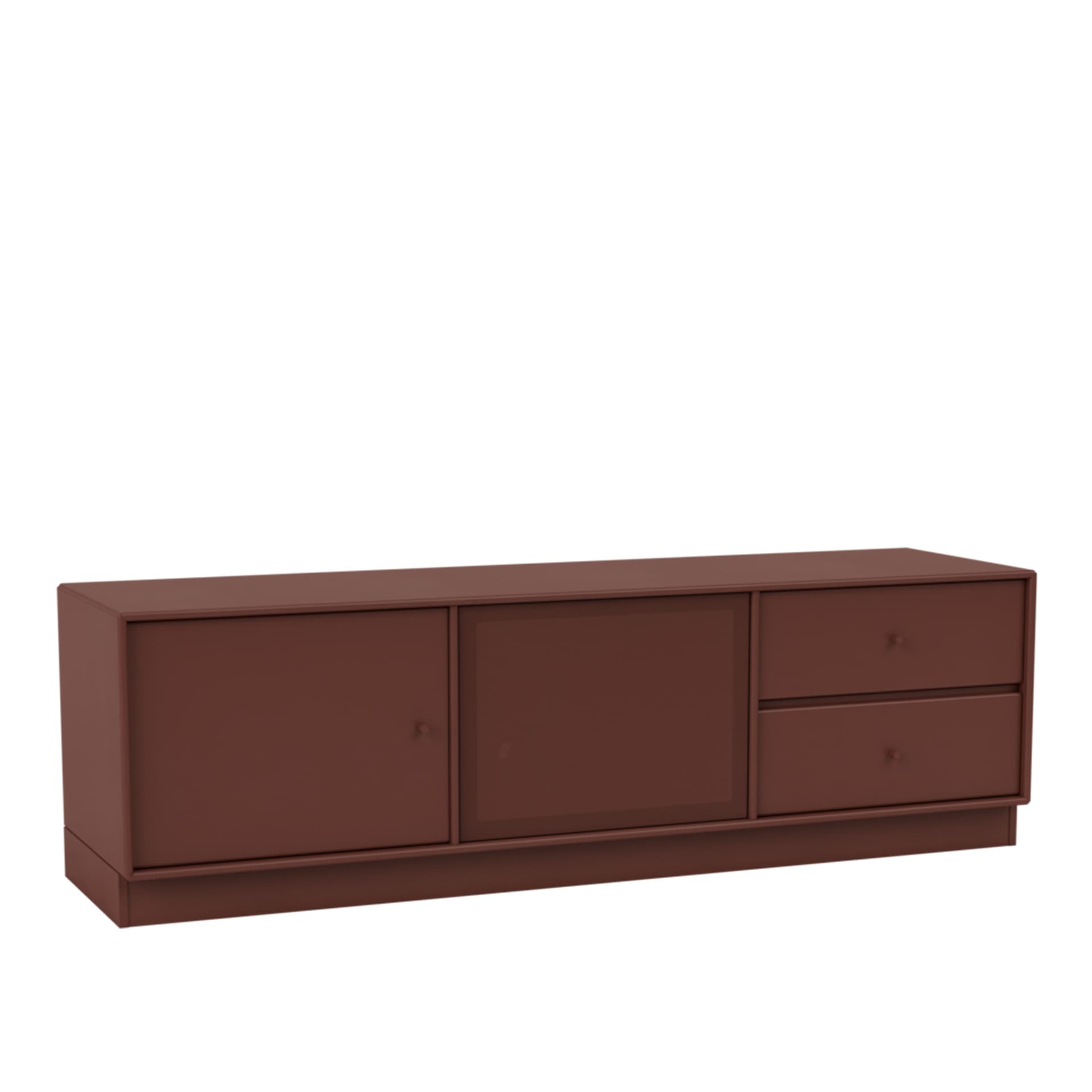 Montana - Octave Vi TV Bench 155-Masala 07 Plinth 7 cm - TV-benker - Peter J. Lassen - Brun - Tre