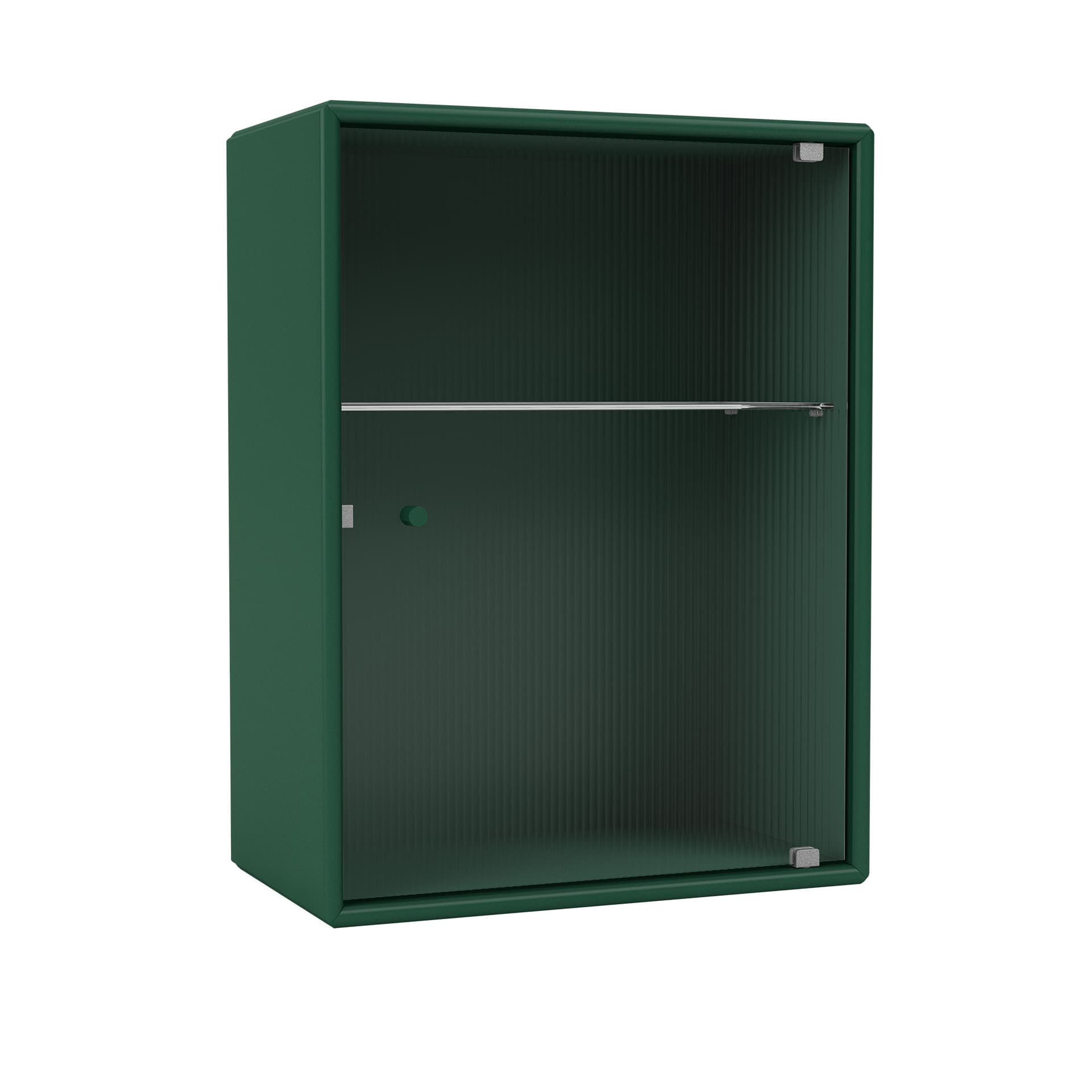 Montana - Ripple – Bathroom Cabinet 136-Pine 04 Suspension Rails - Oppbevaringsskap - Peter J. Lassen - Grønn - Tre