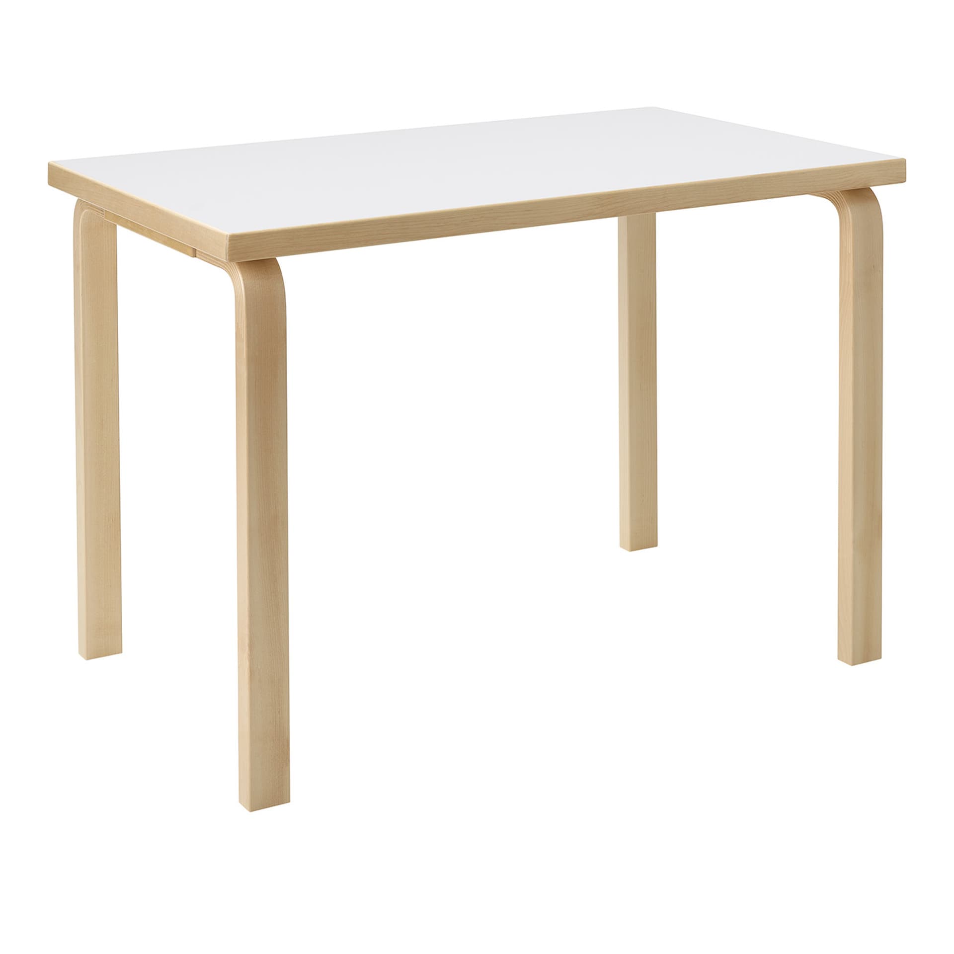 Artek - Aalto bord rektangulärt 80B vit laminat - Spisebord - Alvar Aalto - Hvit - Tre