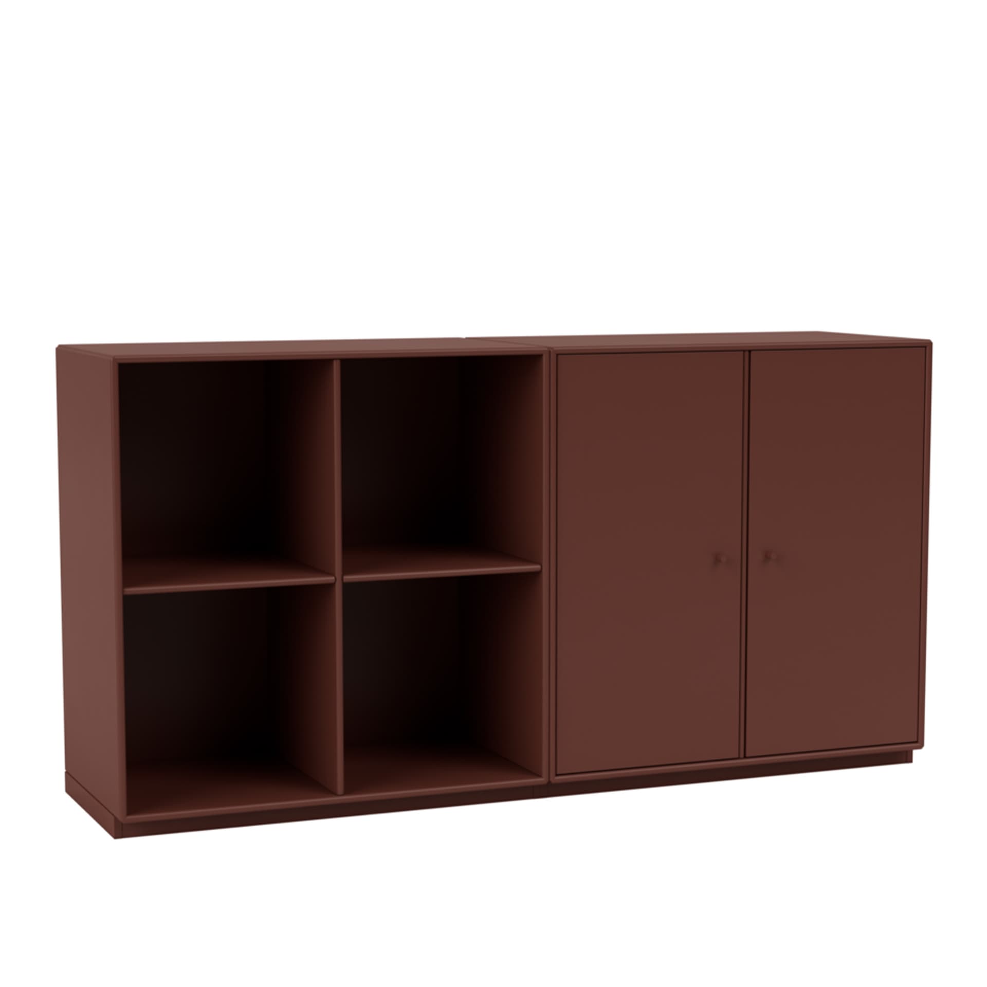 Montana - Pair Classic Sideboard 155-Masala 06 Plinth 3 cm - Sideboards - Peter J. Lassen - Brun - Tre