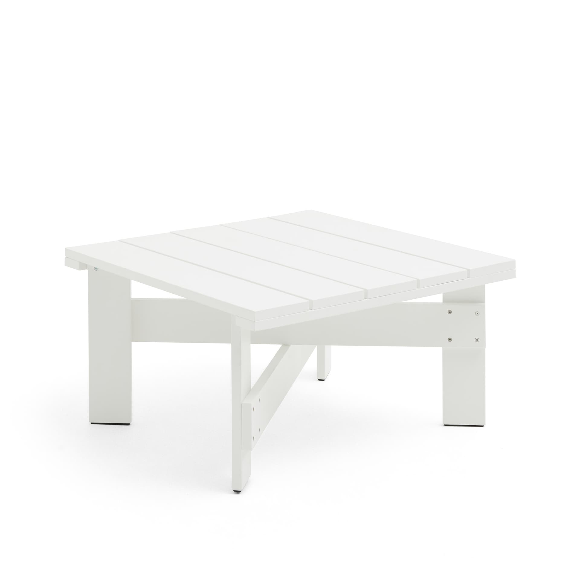 HAY - Crate Low Table - White - Utendørs småbord & sidebord - Gerrit Rietveld - Hvit - Tre