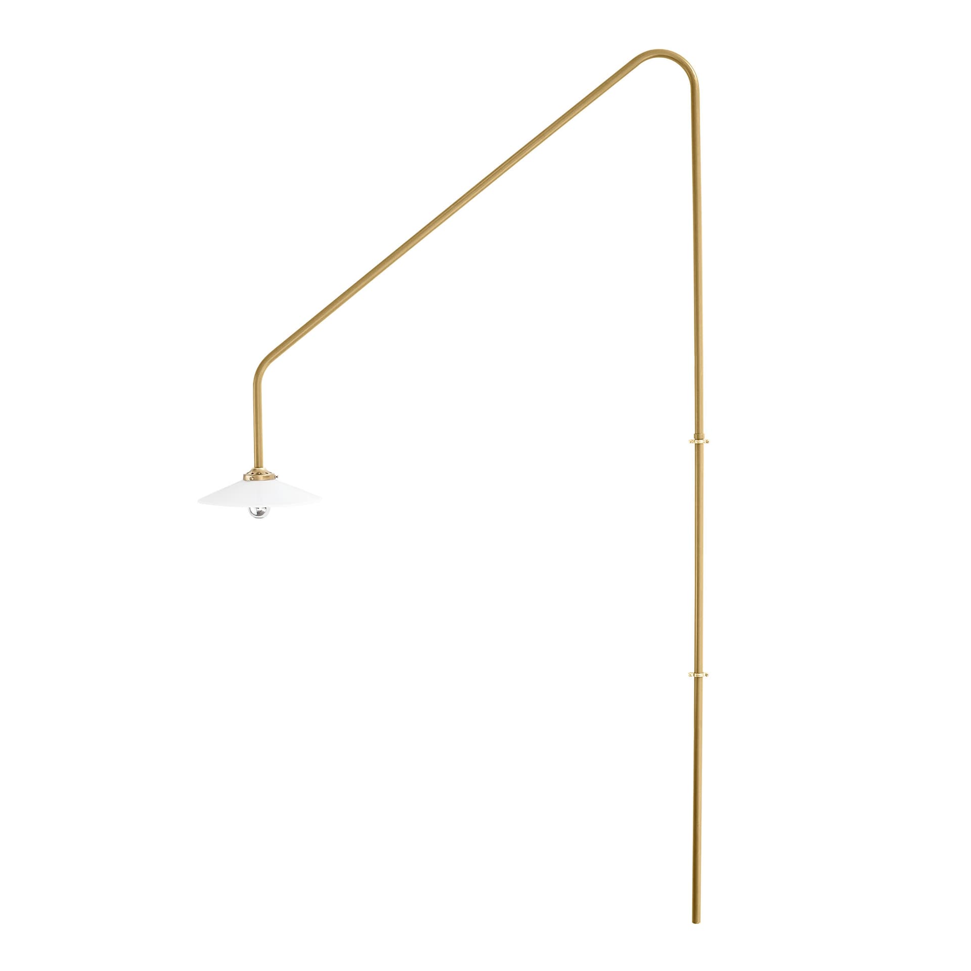 Valerie Objects - Hanging Lamp N°4 Brass - Vegglamper - Muller Van Severen - Gull - Glass/Metall