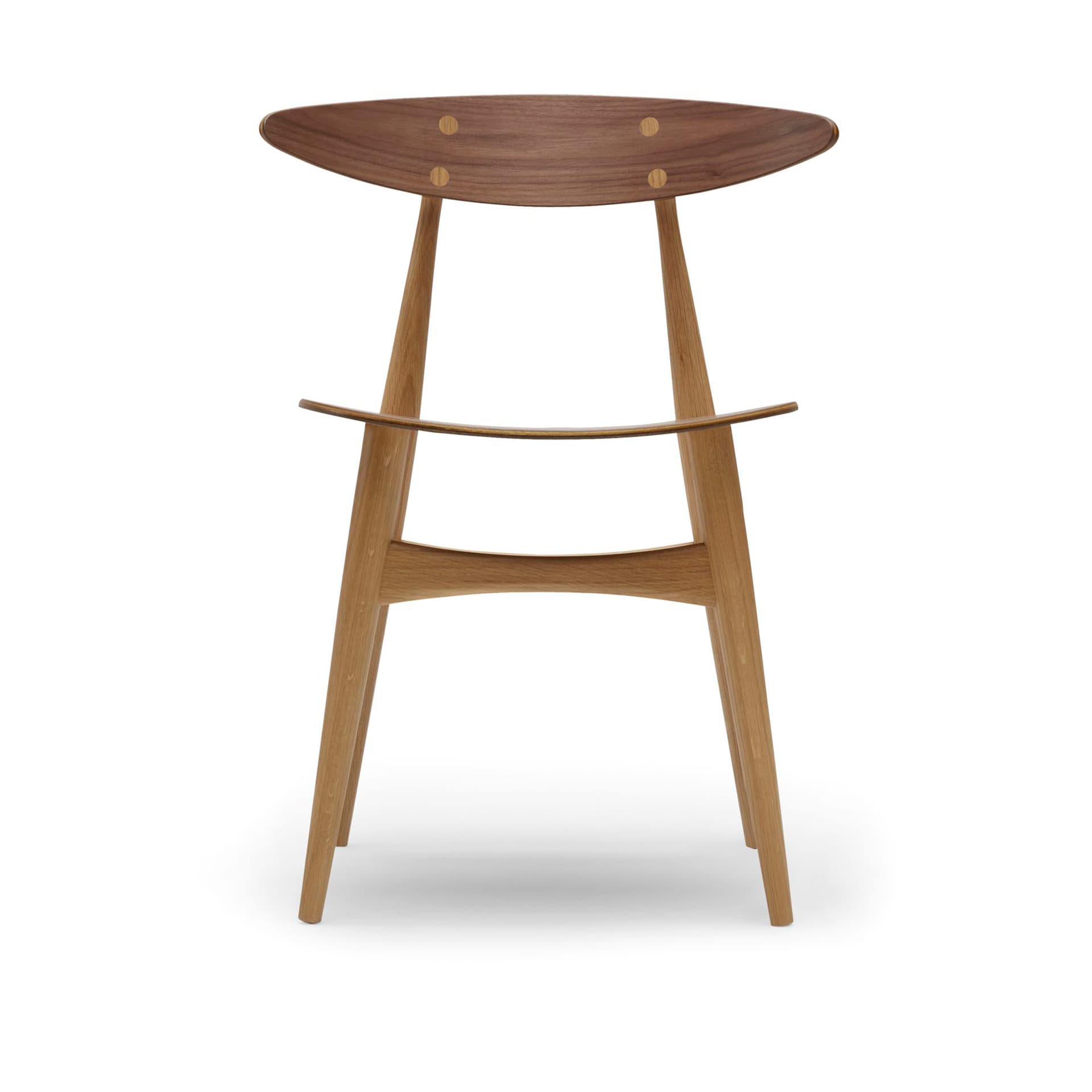 Carl Hansen - CH33T, Oljad Ek  Valnöt - Spisestoler - Hans J. Wegner - Tre farget - Tre