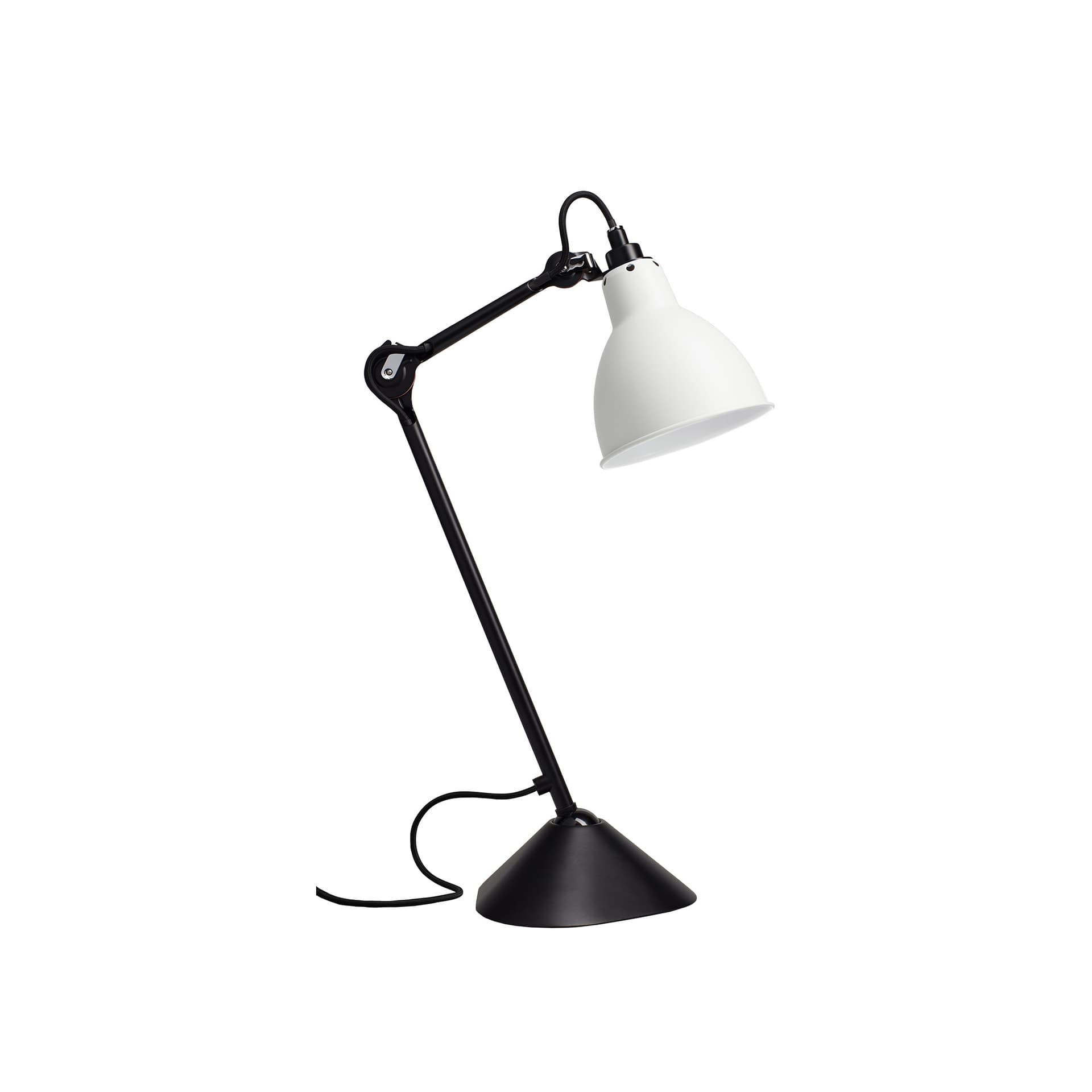 Lampe Gras - 205 Bordlampe Svart/Hvit