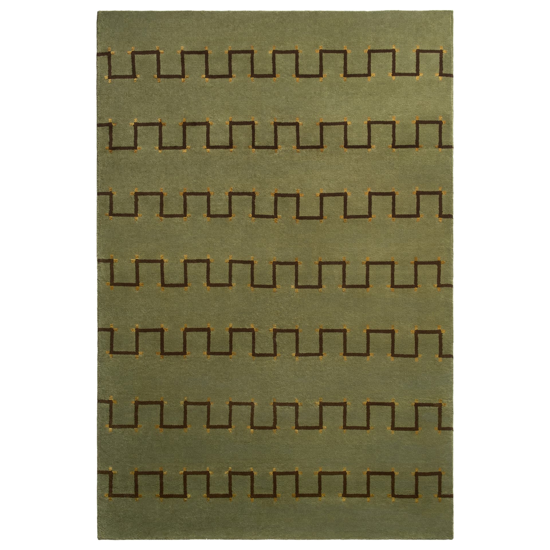 Nordic Knots - Matches - Moss 200x300 - Ulltepper - Ull