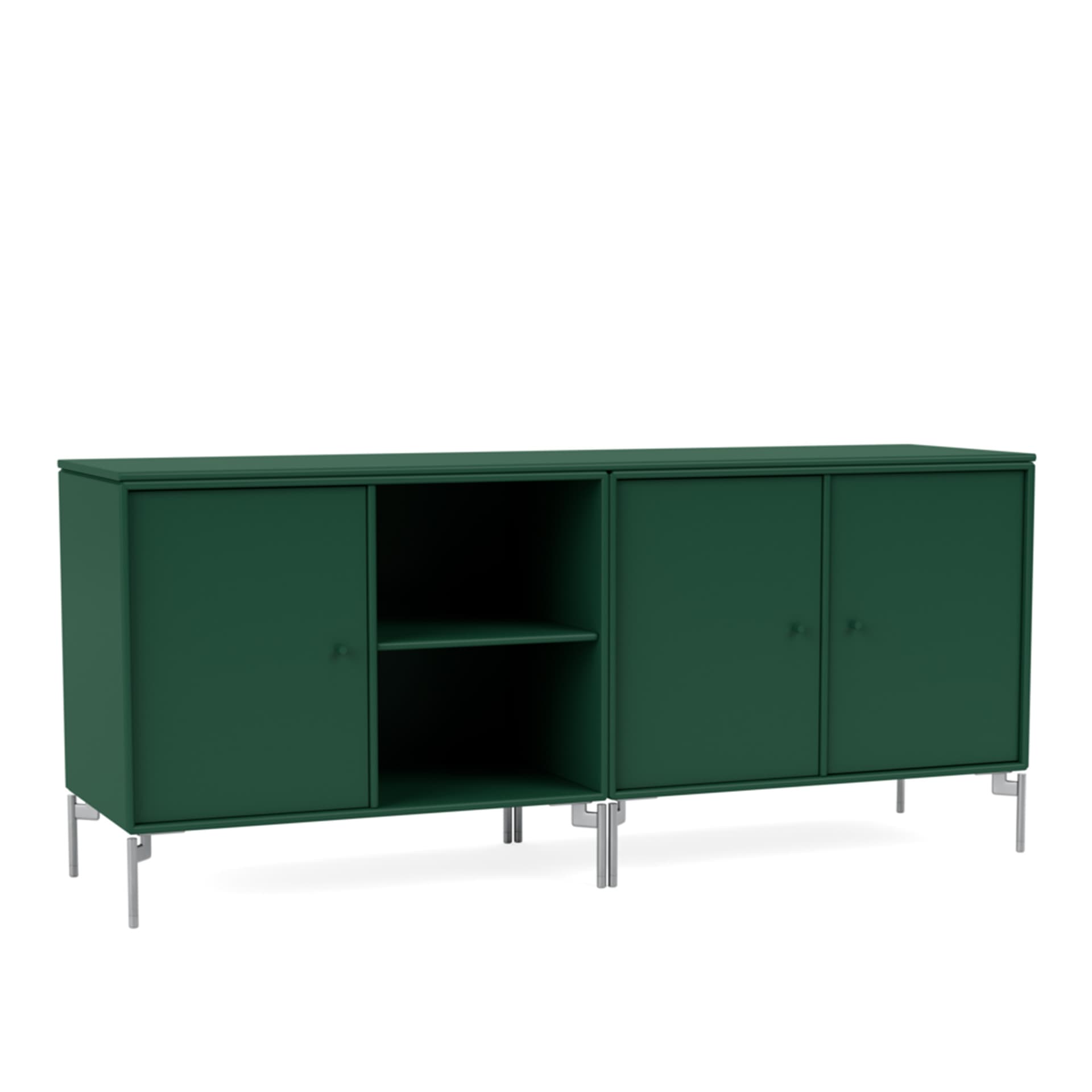 Montana - Save Lowboard 136-Pine Matt Chrome - Sideboards - Peter J. Lassen - Grønn - Tre