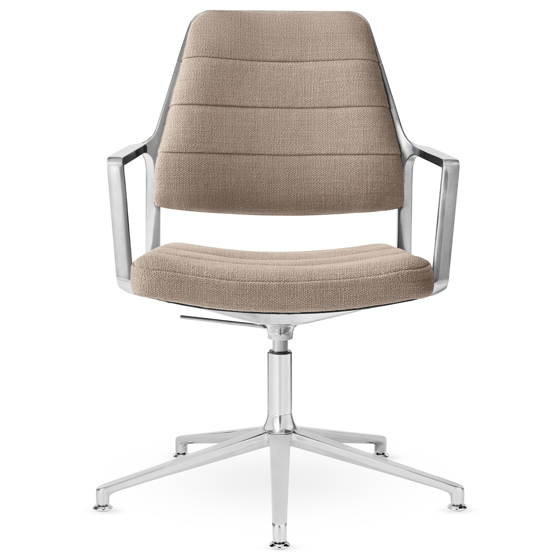 Vipp - Vipp455+ Swivel chair, polished, gliders, Tide - Kontorstoler