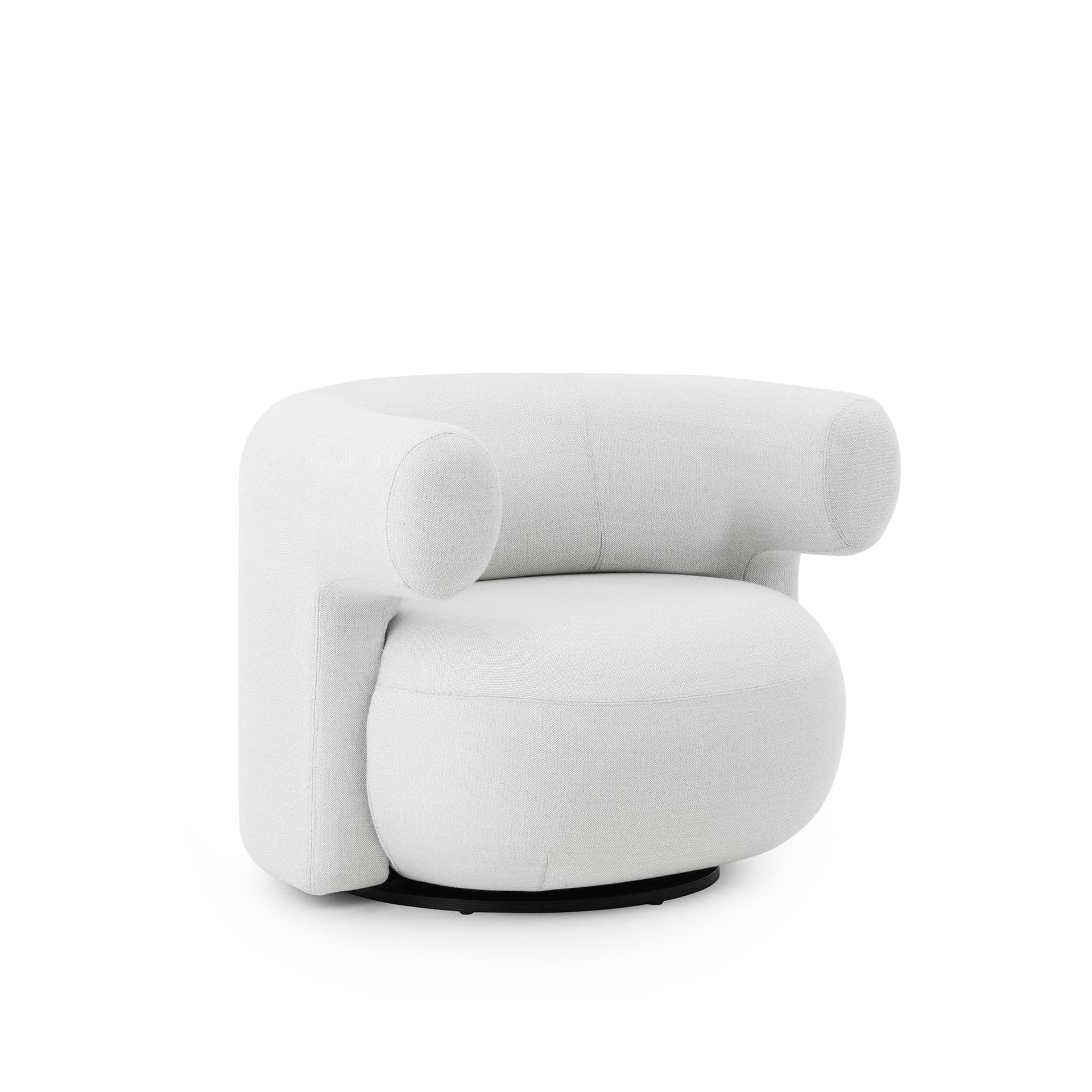Normann Copenhagen - Burra lounge stol roterbar utomhus Savane - Utendørs lenestoler - Simon Legald - Metall