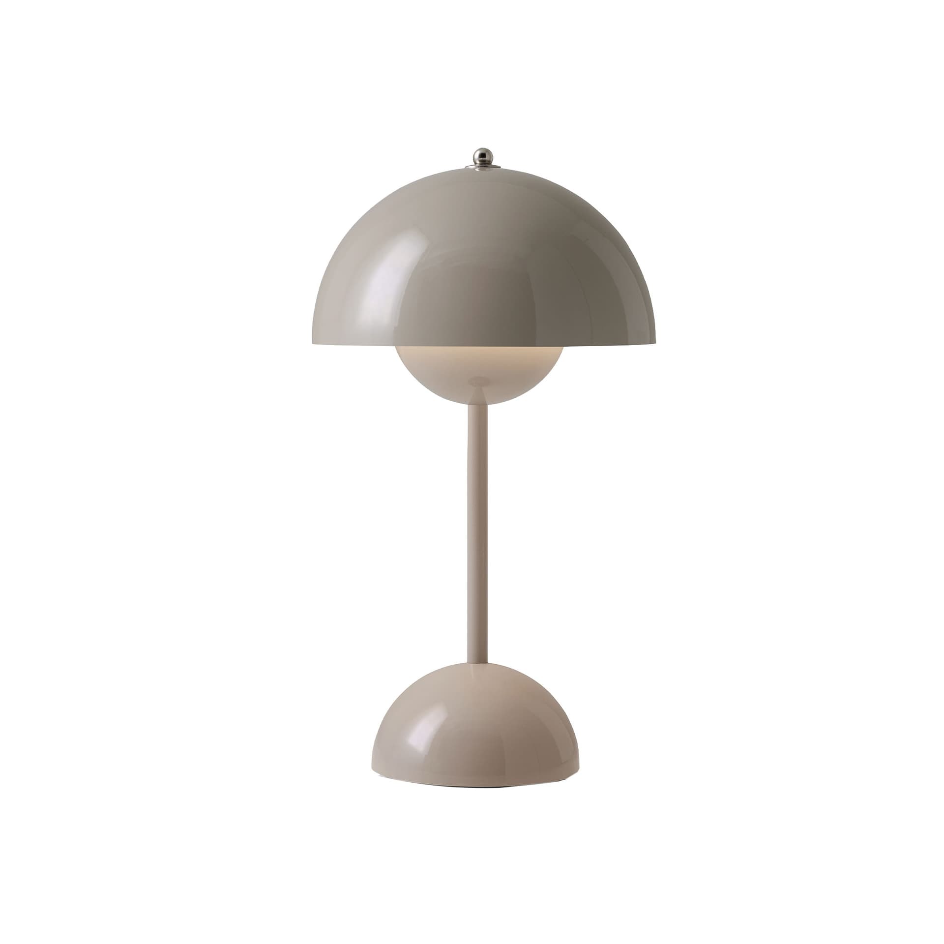 &Tradition - Flowerpot VP9 - Grey Beige - Bærbare lamper - Verner Panton - Beige,Grå