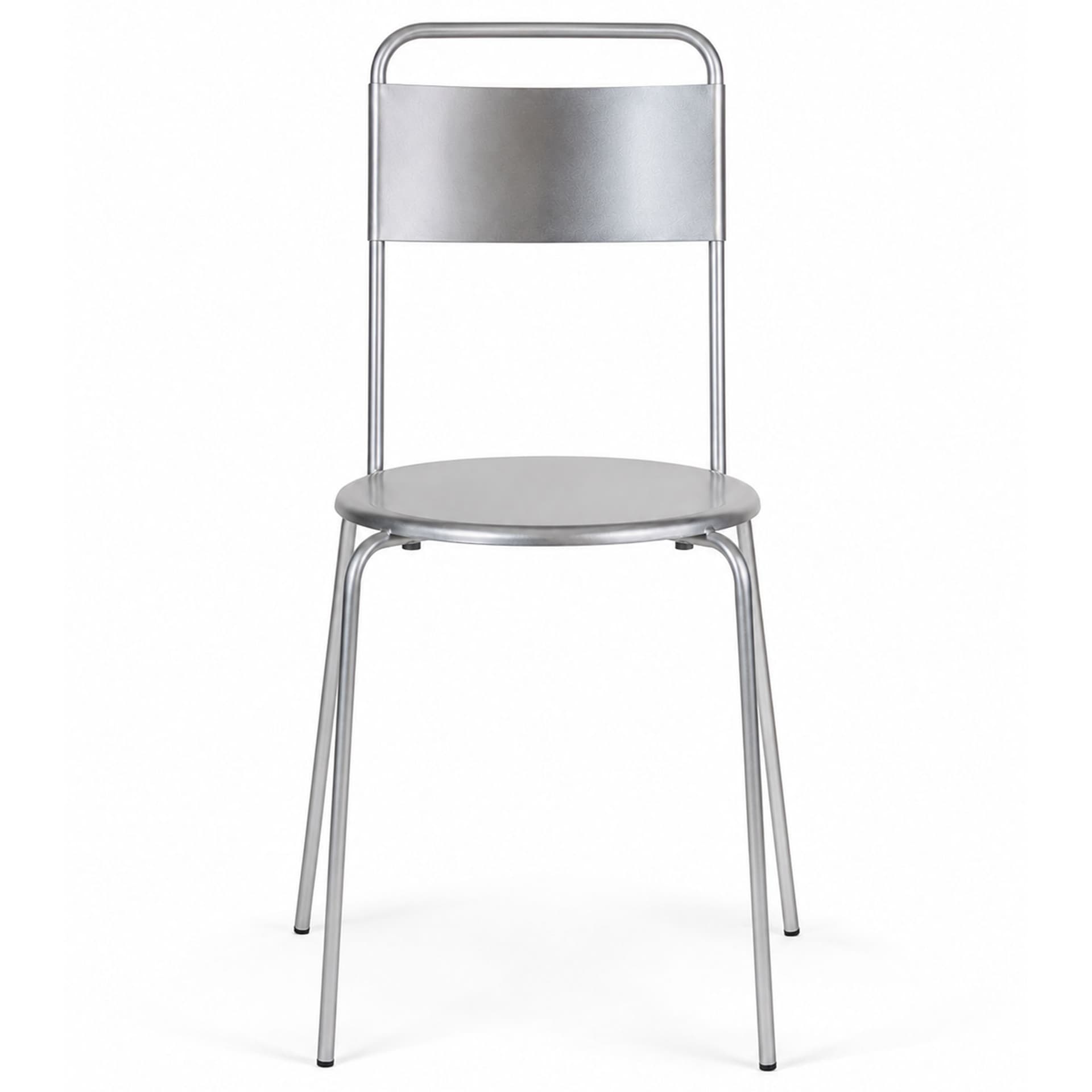 Frama - Petit Rond matstol stainless steel - Spisestoler - Troels Grum-Schwensen - Sølv - Metall