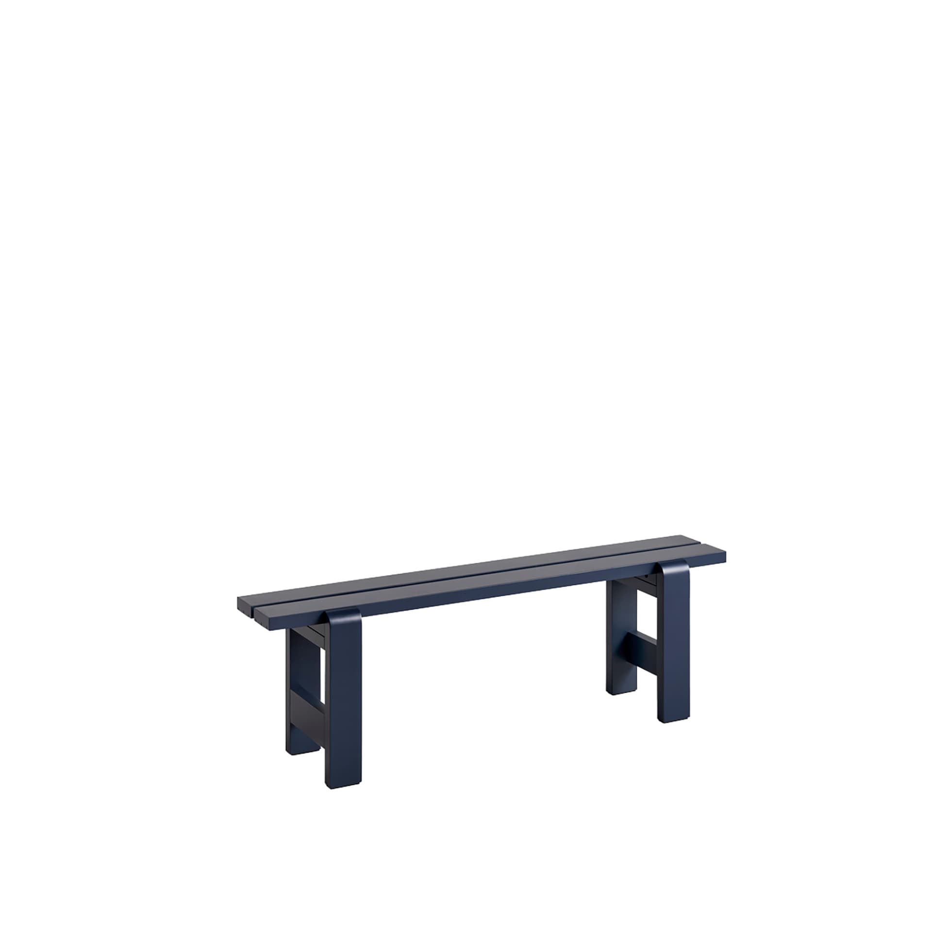 HAY - Weekday Bench 140x23 cm / Steel Blue - Hagebenker & sofaer - Hannes & Fritz - Blå - Tre