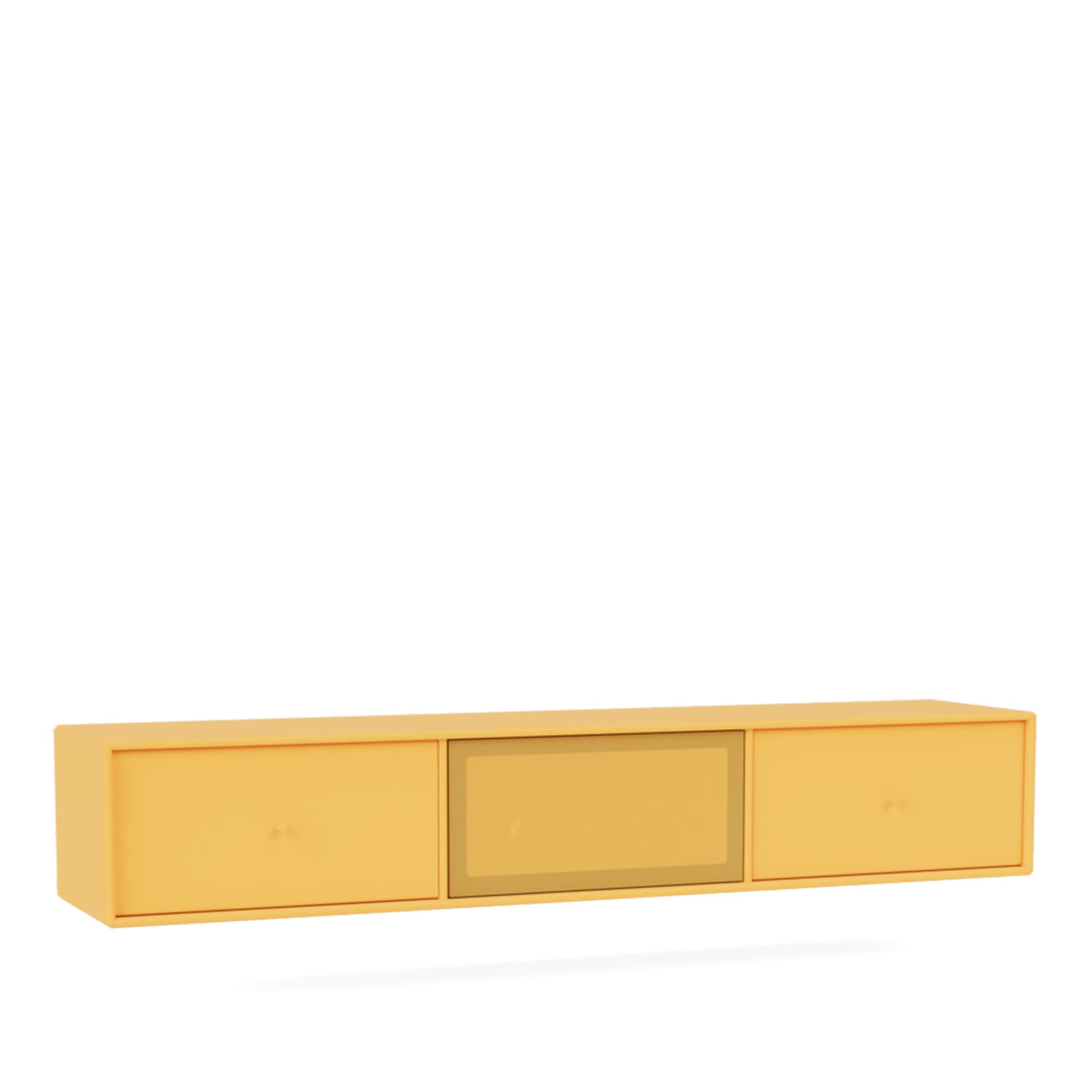 Montana - OCTAVE V TV Bench, 04-Suspensionrails, 166 Acacia - TV-benker - Peter J. Lassen - Gul