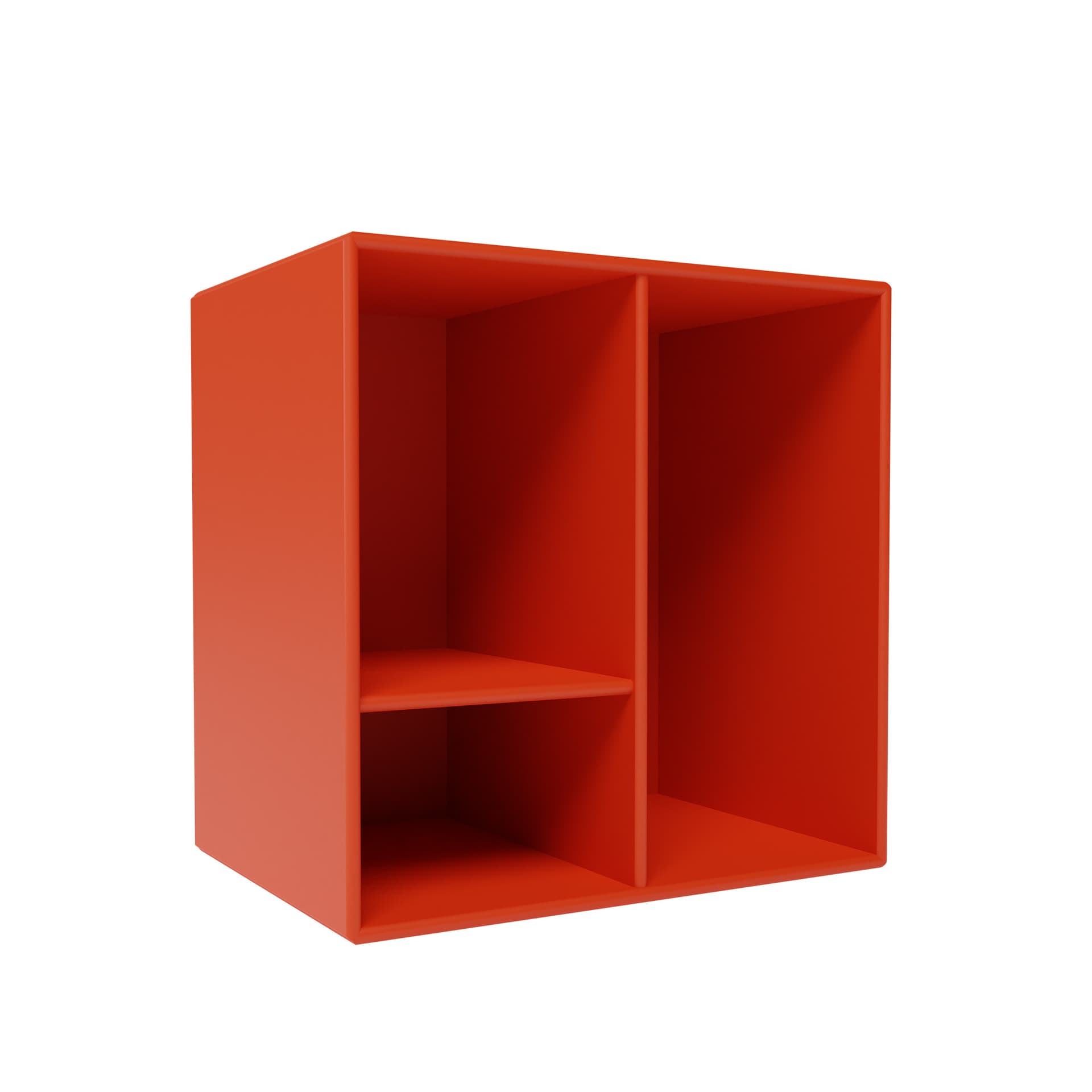 Montana - Montana Mini 1002 Module With Shelves - Rosehip - Hyller & Hyllesystem - Peter J. Lassen - Rød