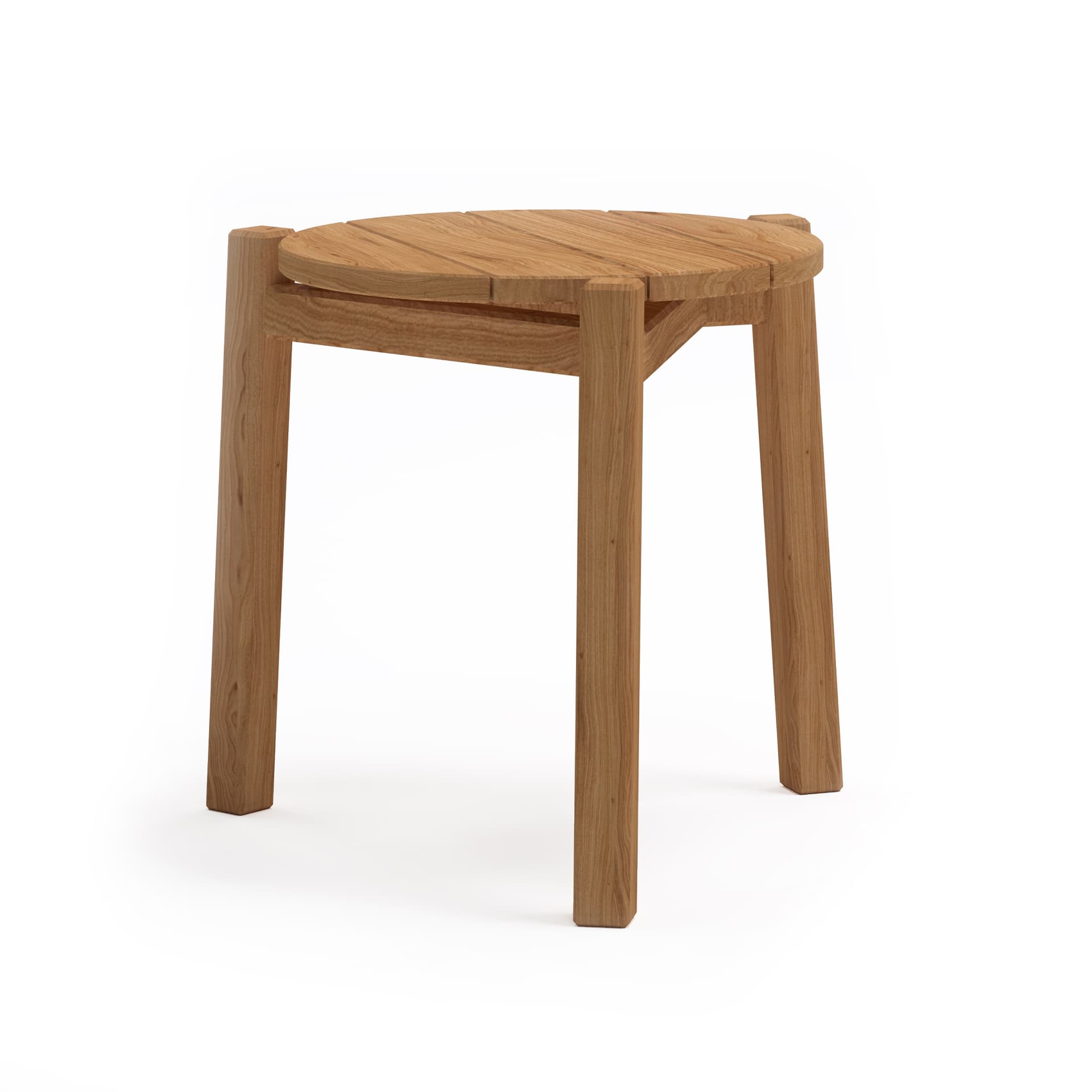 Skargaarden - Djurö Lounge Table Ø:40 cm - Utendørs småbord & sidebord - Matilda Lindblom - Tre farget - Tre