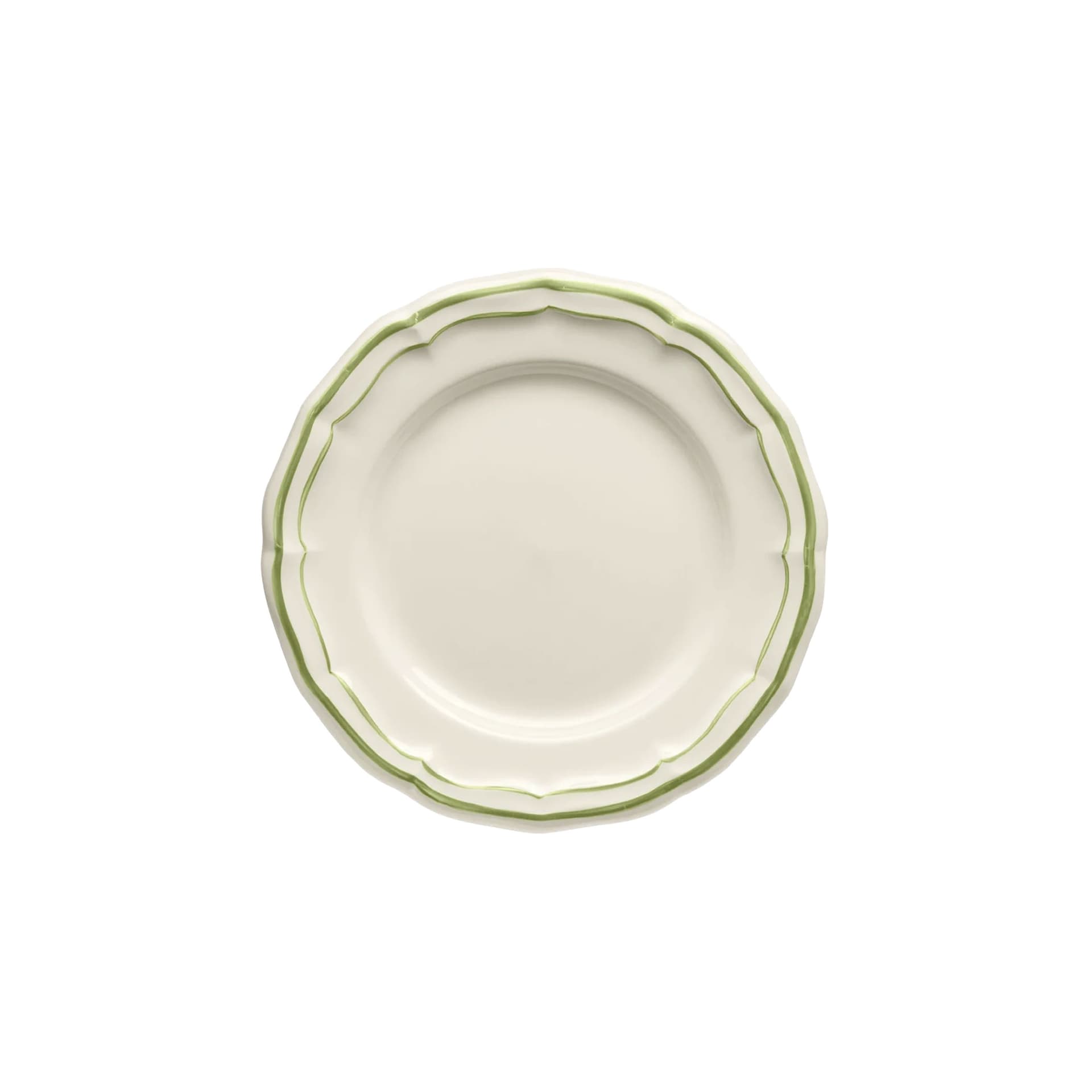 Gien - Filet assiett 4-pack grön - Asjetter - Grønn - Keramikk