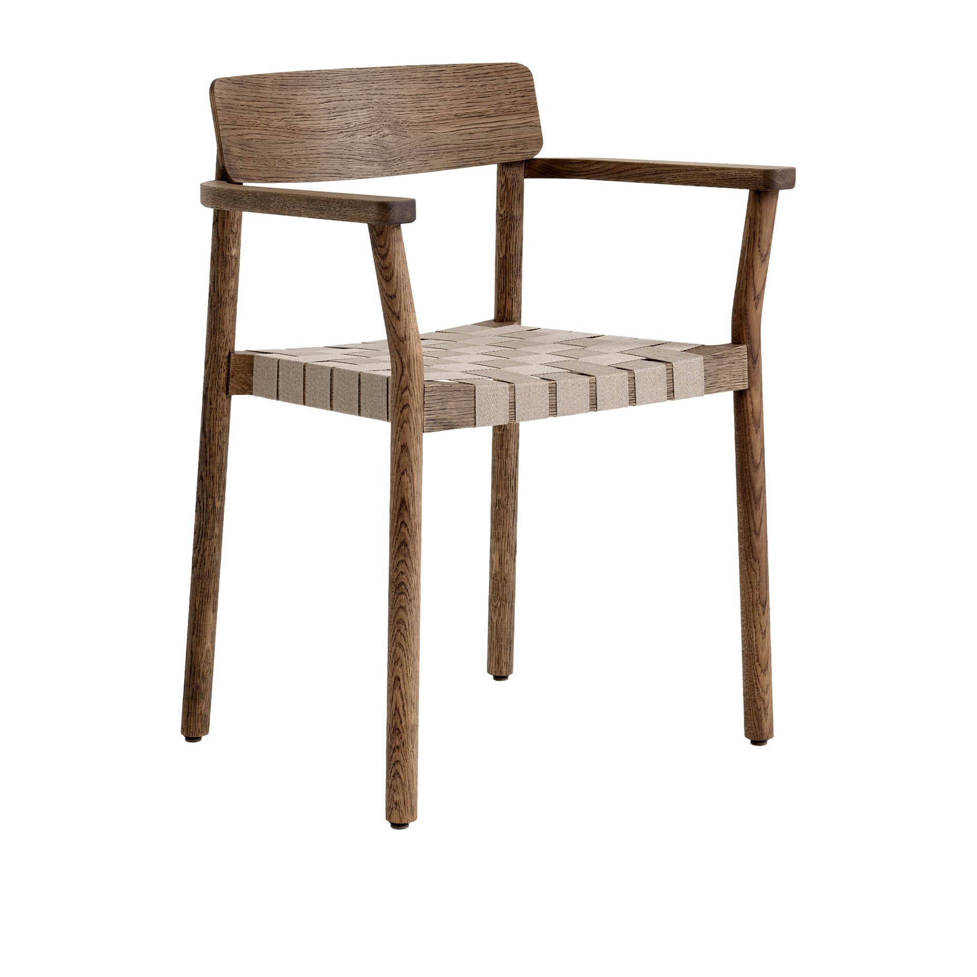 &Tradition - Betty Armchair TK9, Smoked Oak/Natural Webbing - Spisestoler - Thau & Kallio - Beige,Tre farget - Tre