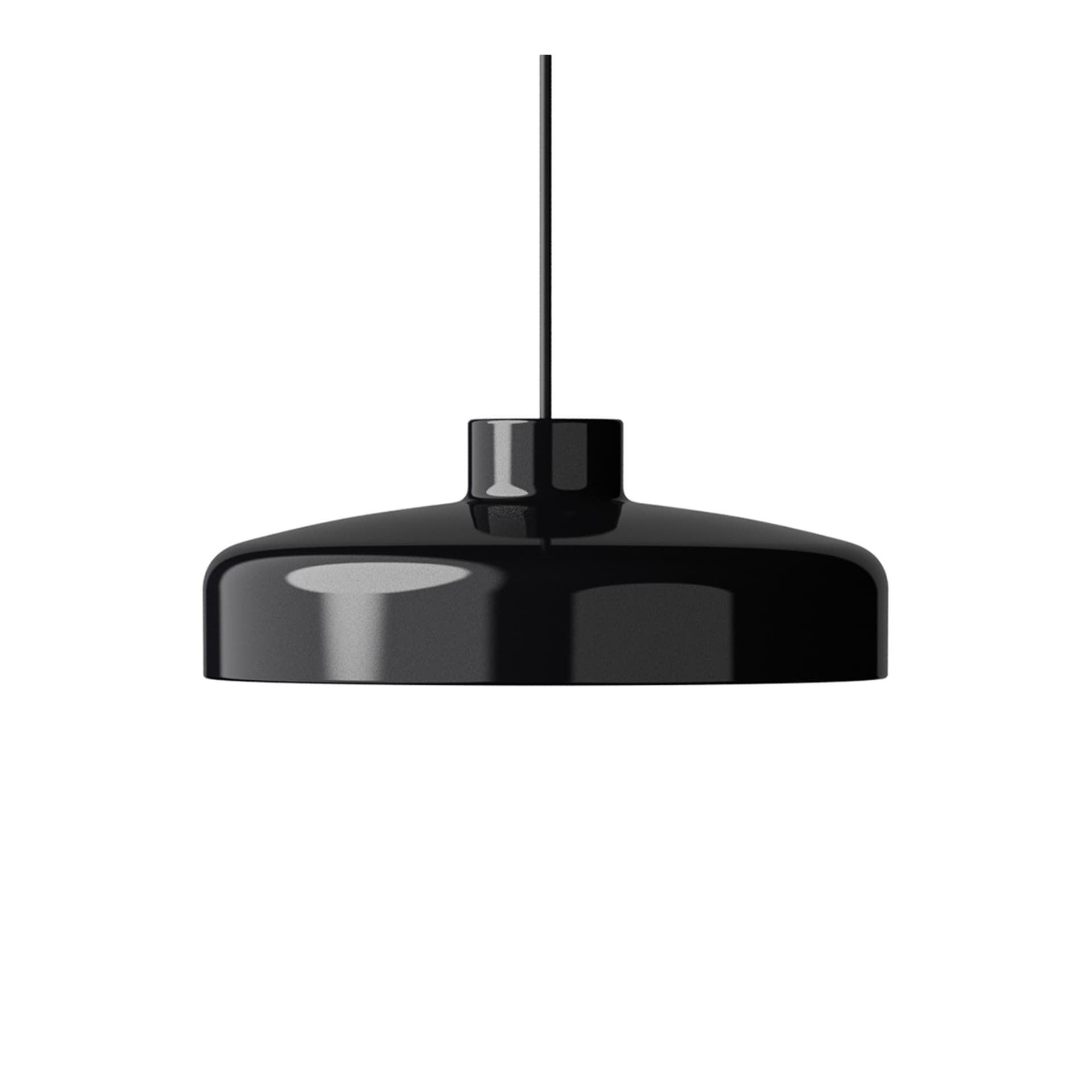 NINE - Lacquer - Pendant Medium Black - Pendellamper - Keiji Takeuchi - Svart - Metall/Plast