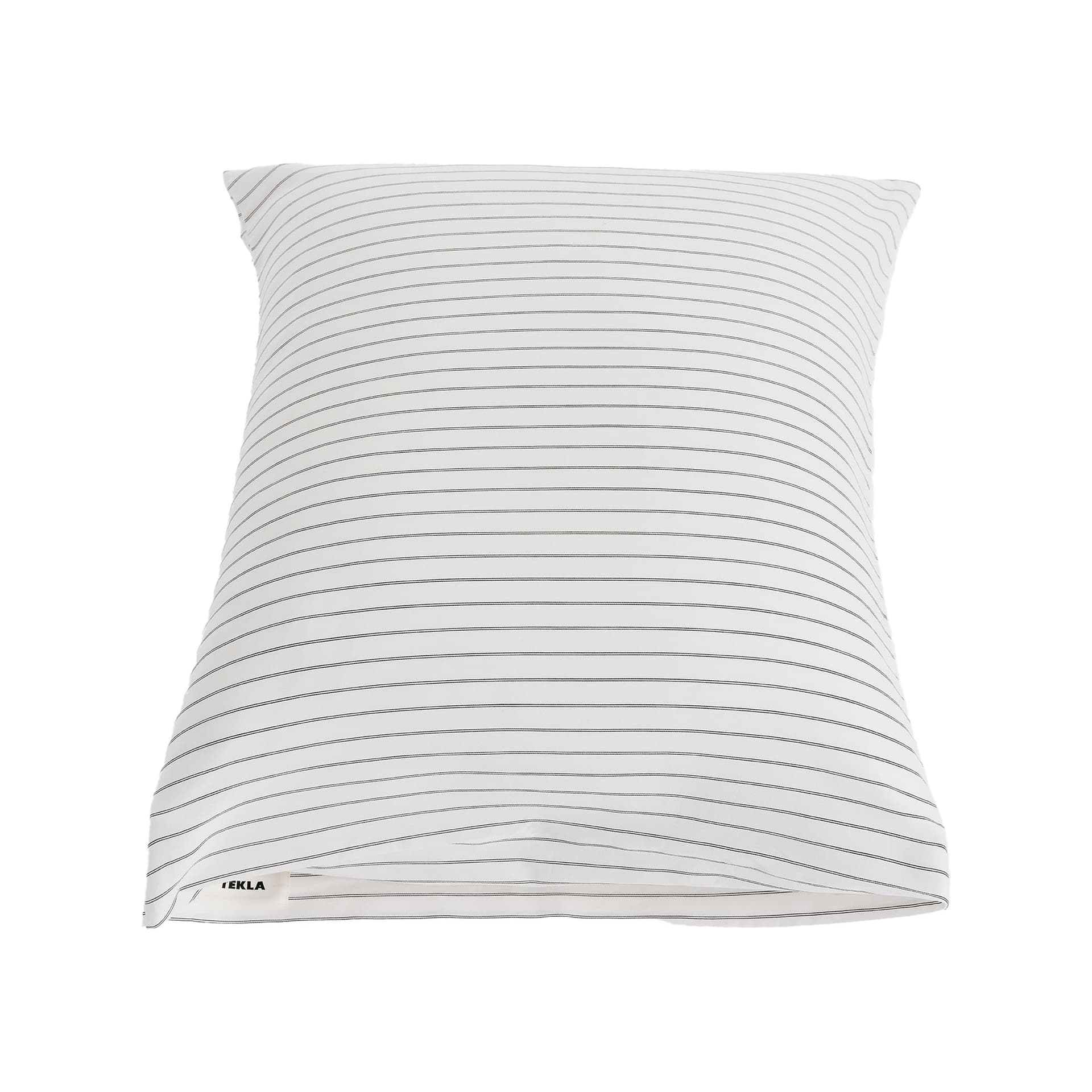 Tekla - Sateen Satin Stripes örngott 50 x 60 cm - Putetrekk - Flerfarget - Bomull