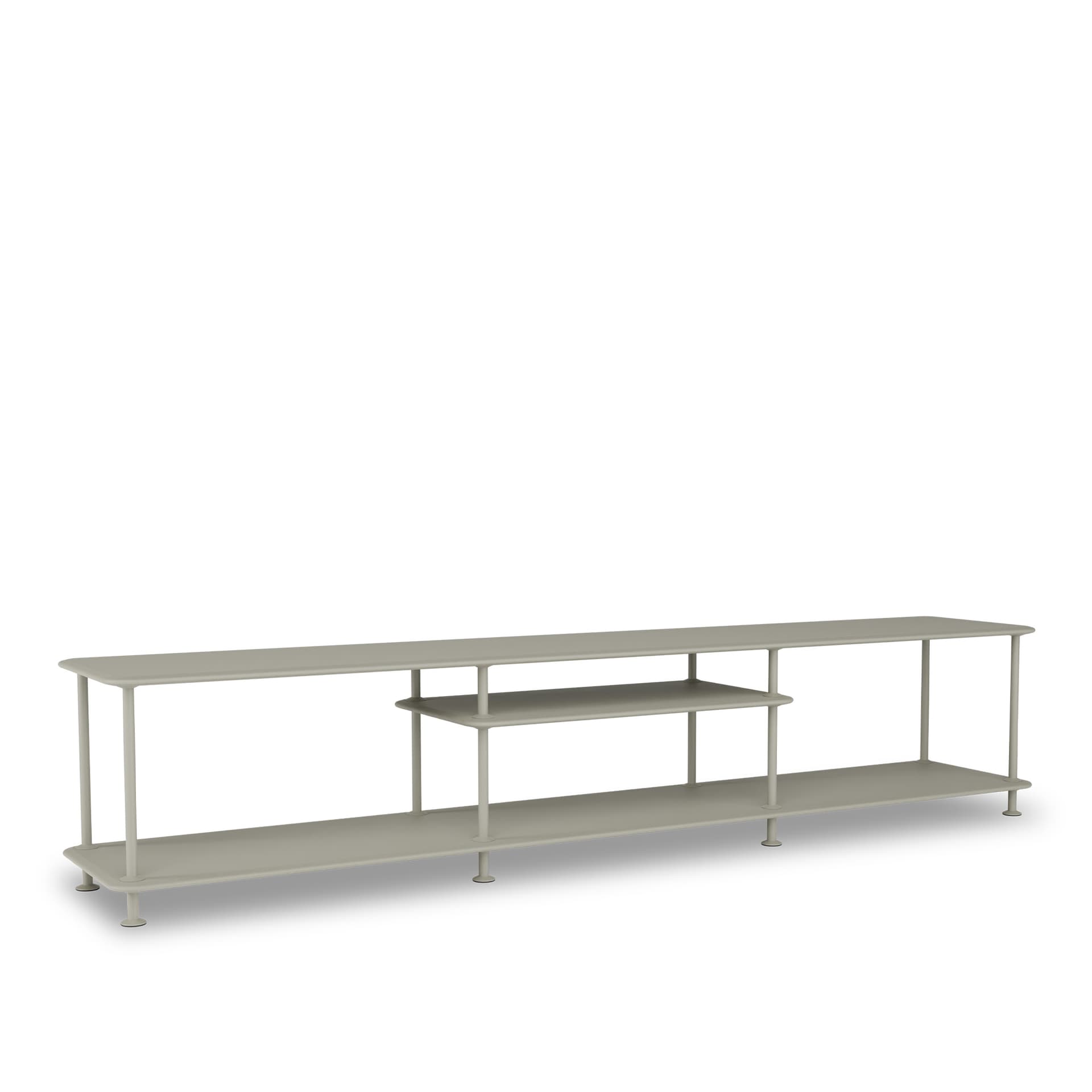 Montana - Montana Free 111010 225-Fennelstructure 144-Fennel - TV-benker - Jakob Wagner - Grå - Metall/Tre