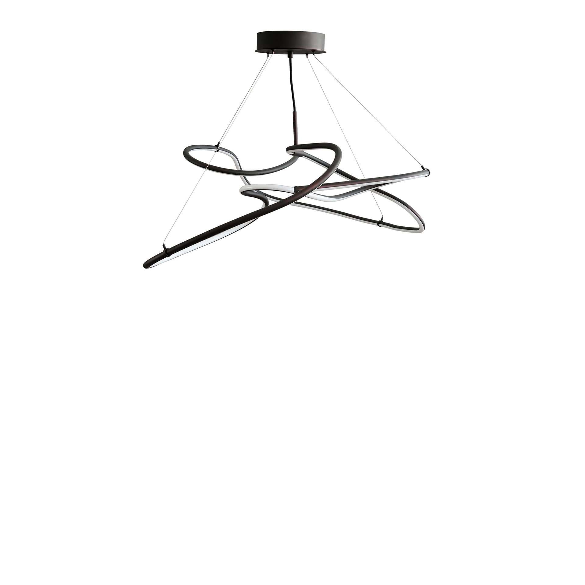 101 Copenhagen - Ghost Chandelier, Mini - Lysekroner - Kristian Sofus Hansen,Tommy Hyldahl - Svart - Metall