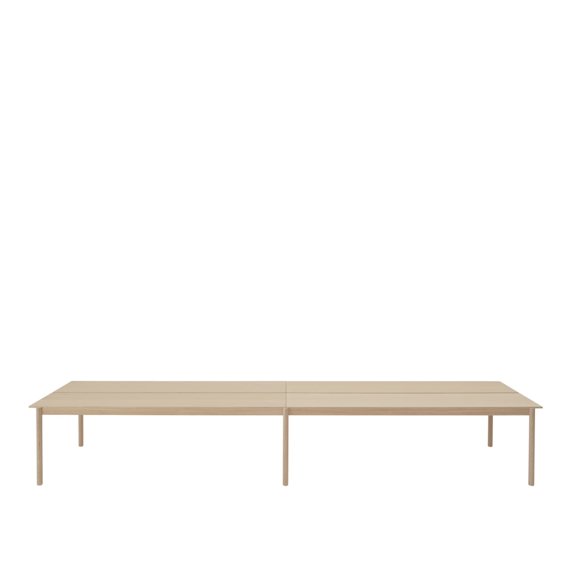 Muuto - Linear system table 110cm oak veneer/oak - Thomas Bentzen - Tre